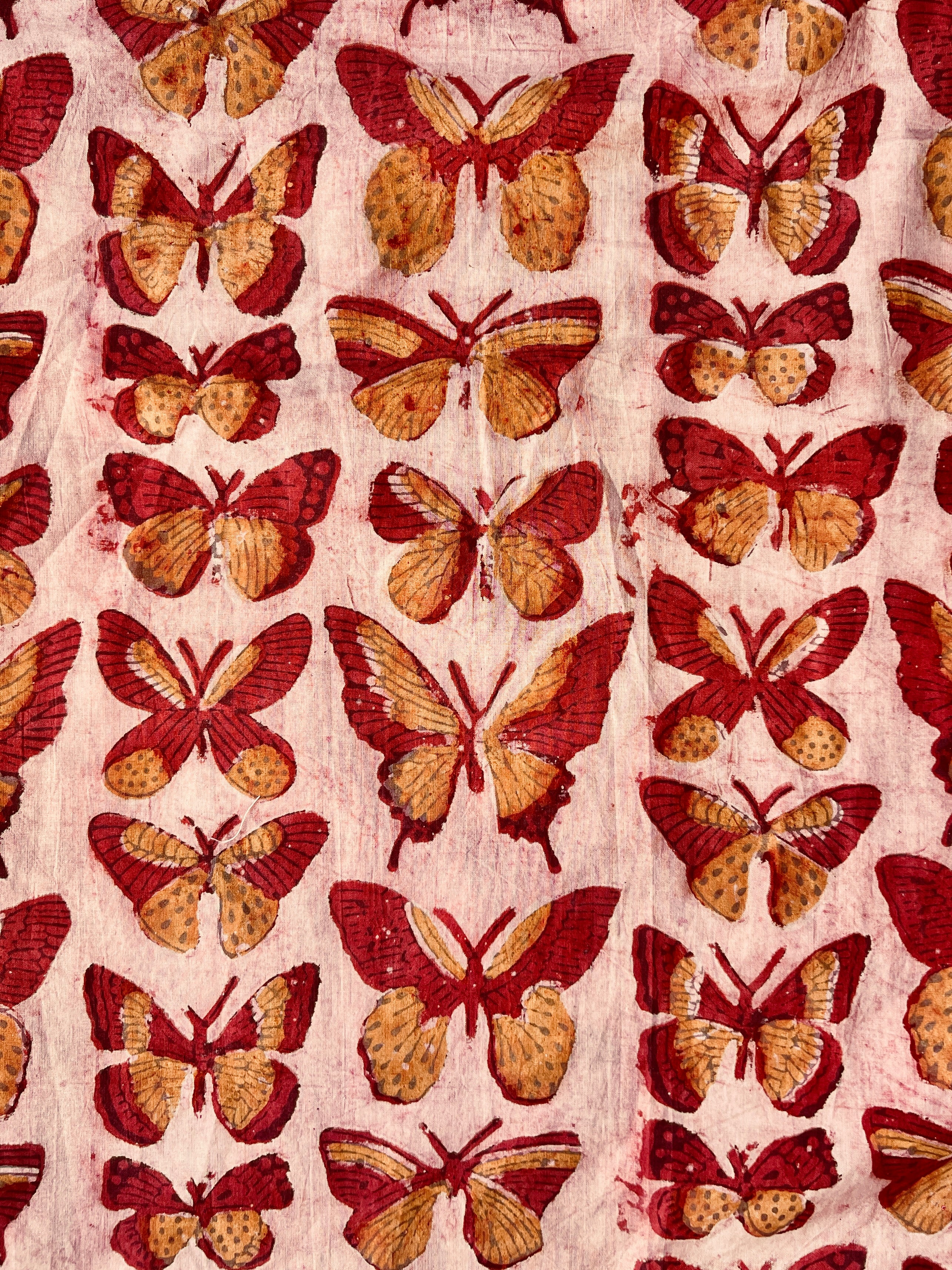 Beautiful Butterfly Cinnabar Maxi Kaftan Dress Limited Edition