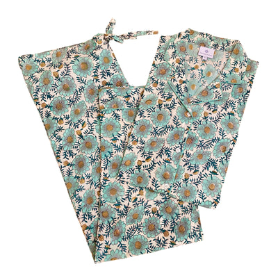 Graziosa Green Floral Long Sleeve Pajamas Store Credit