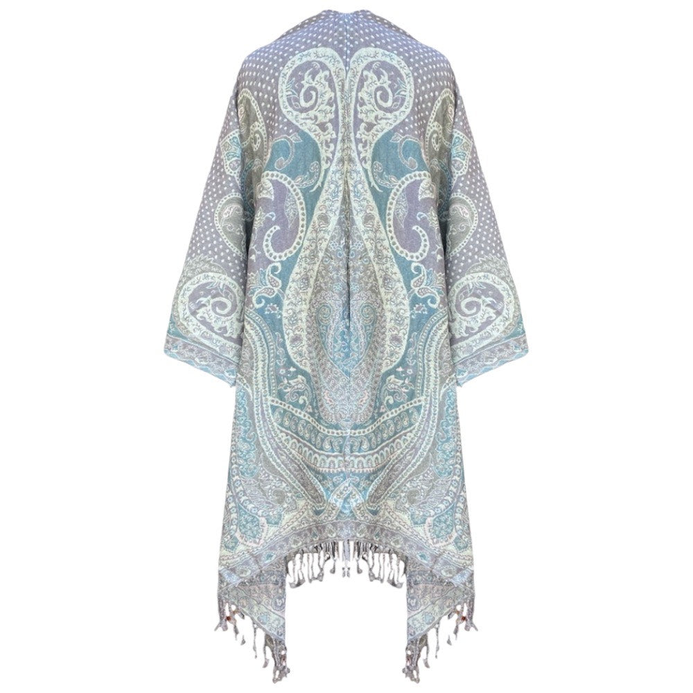 Mandawa Blue Kimono Coat ONE OF A KIND