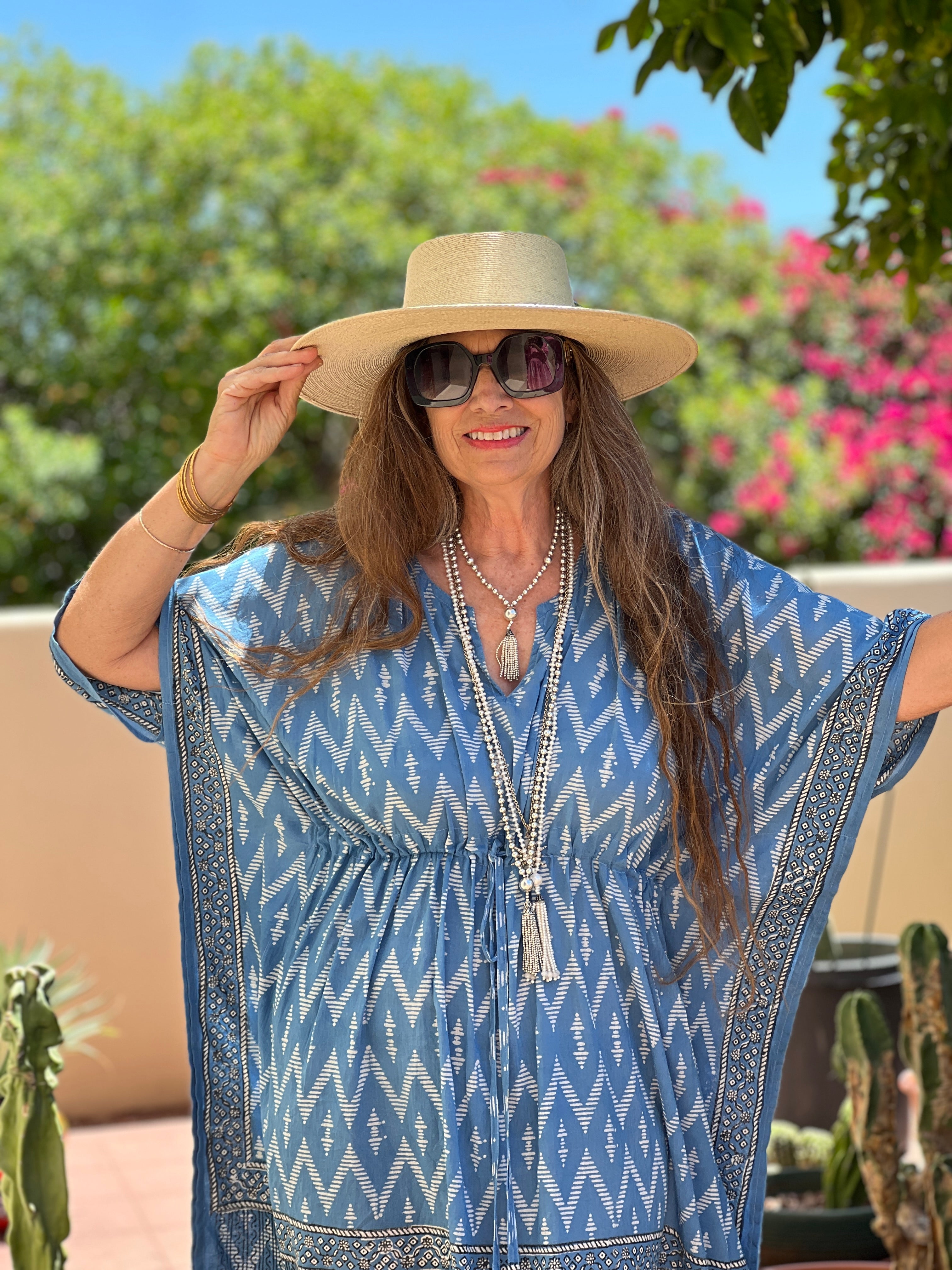 Pure Silver Mini Mala Tassel Necklace