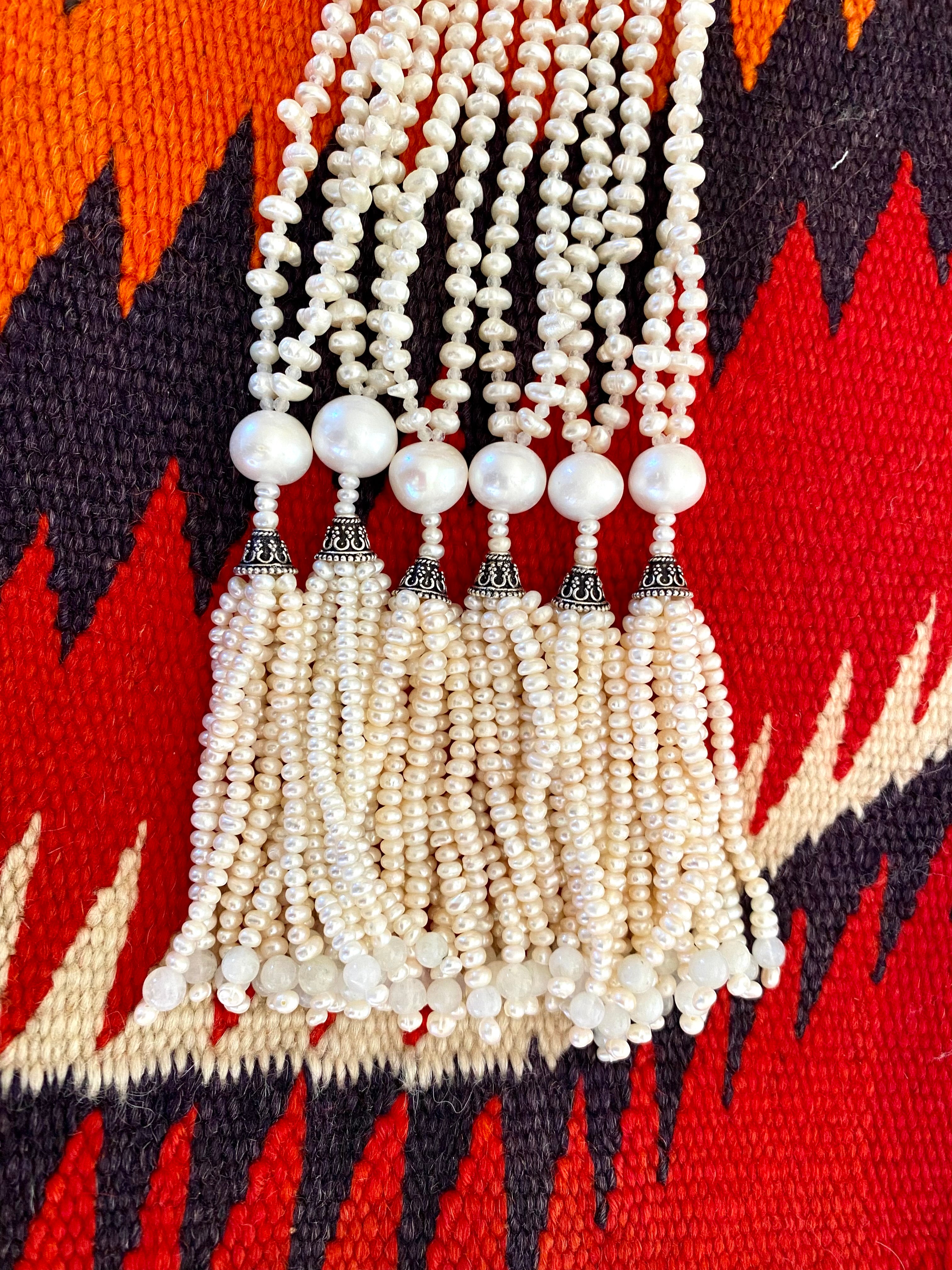 Baroque Pearl Mala Necklace