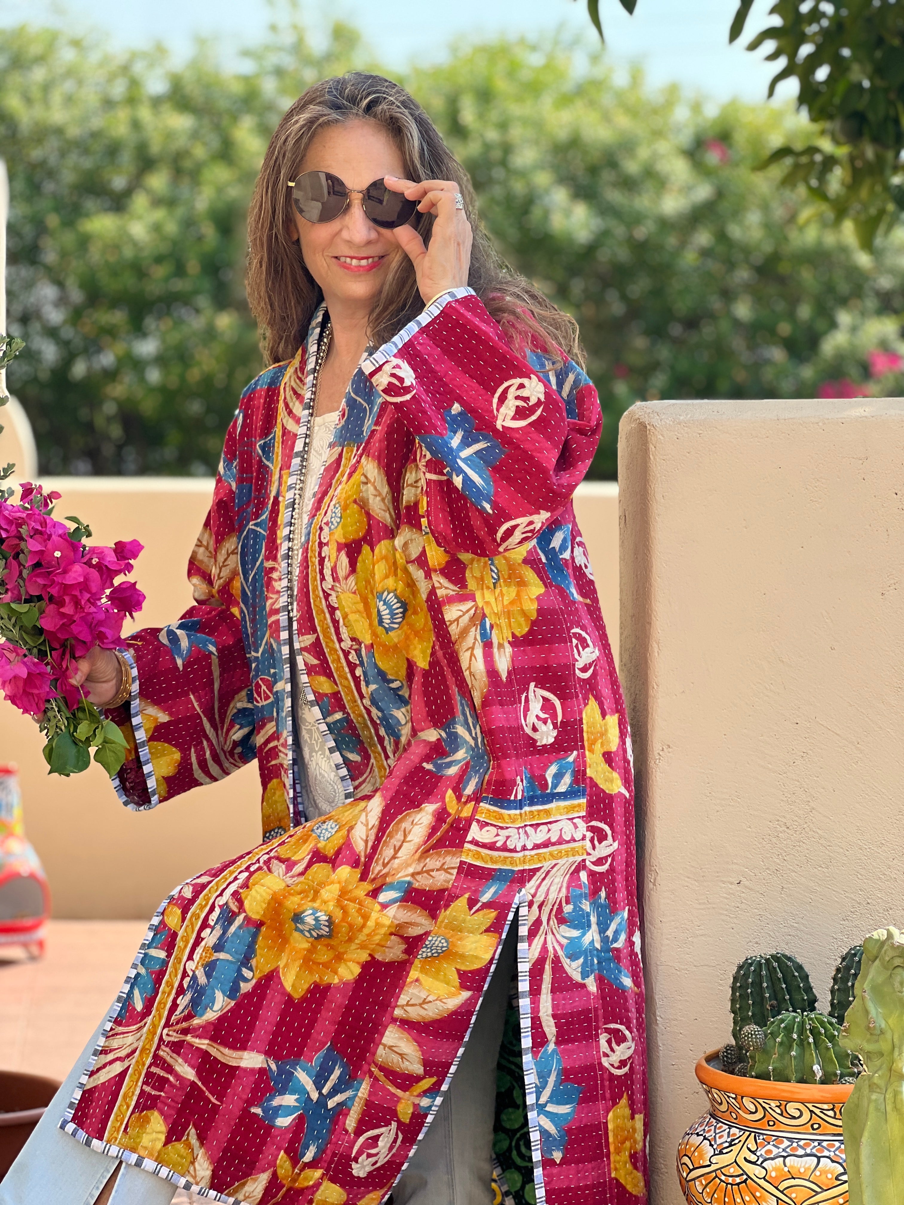 Urda Kantha Coat Vintage Cotton ONE OF KIND