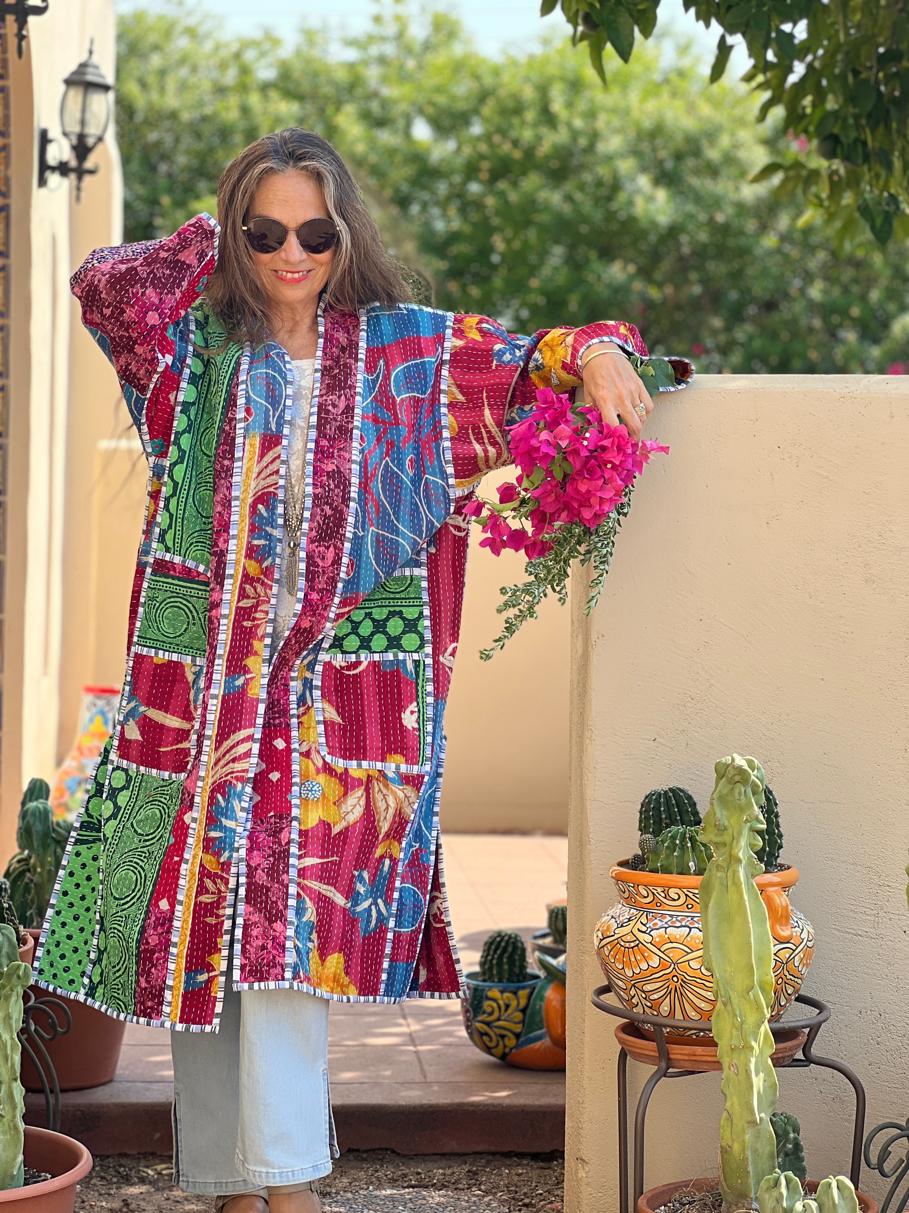 Urda Kantha Coat Vintage Cotton ONE OF KIND