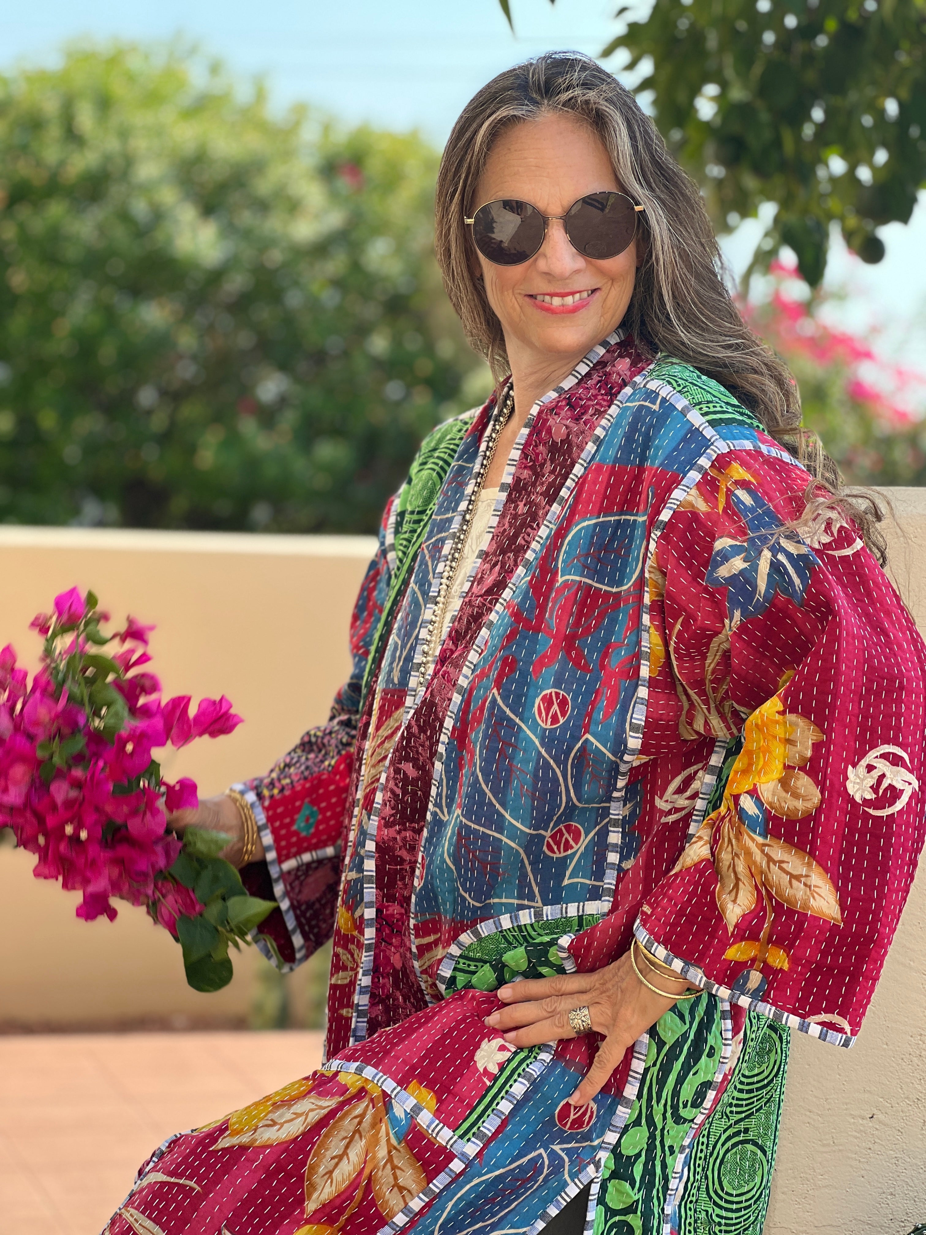 Urda Kantha Coat Vintage Cotton ONE OF KIND