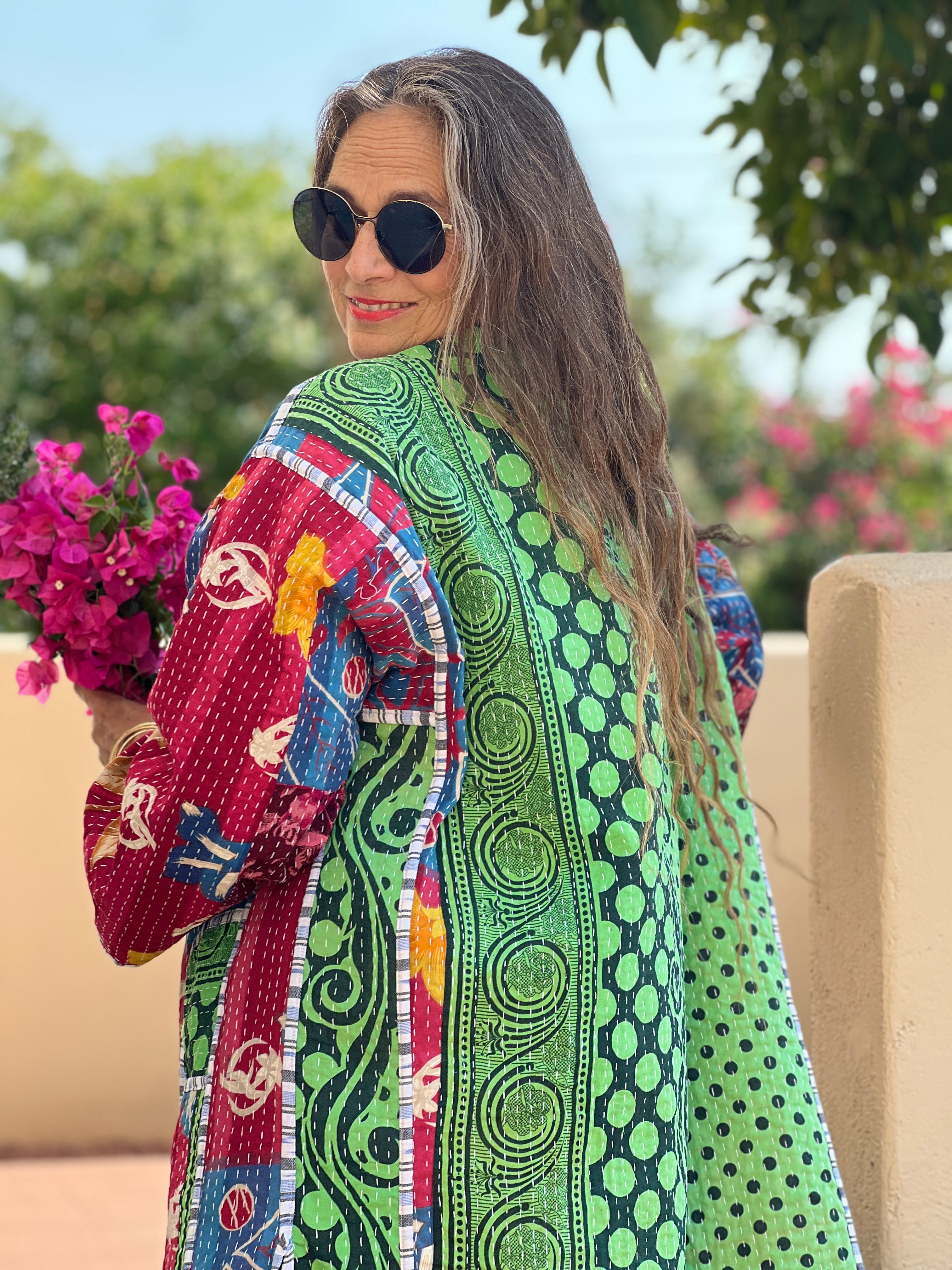 Urda Kantha Coat Vintage Cotton ONE OF KIND