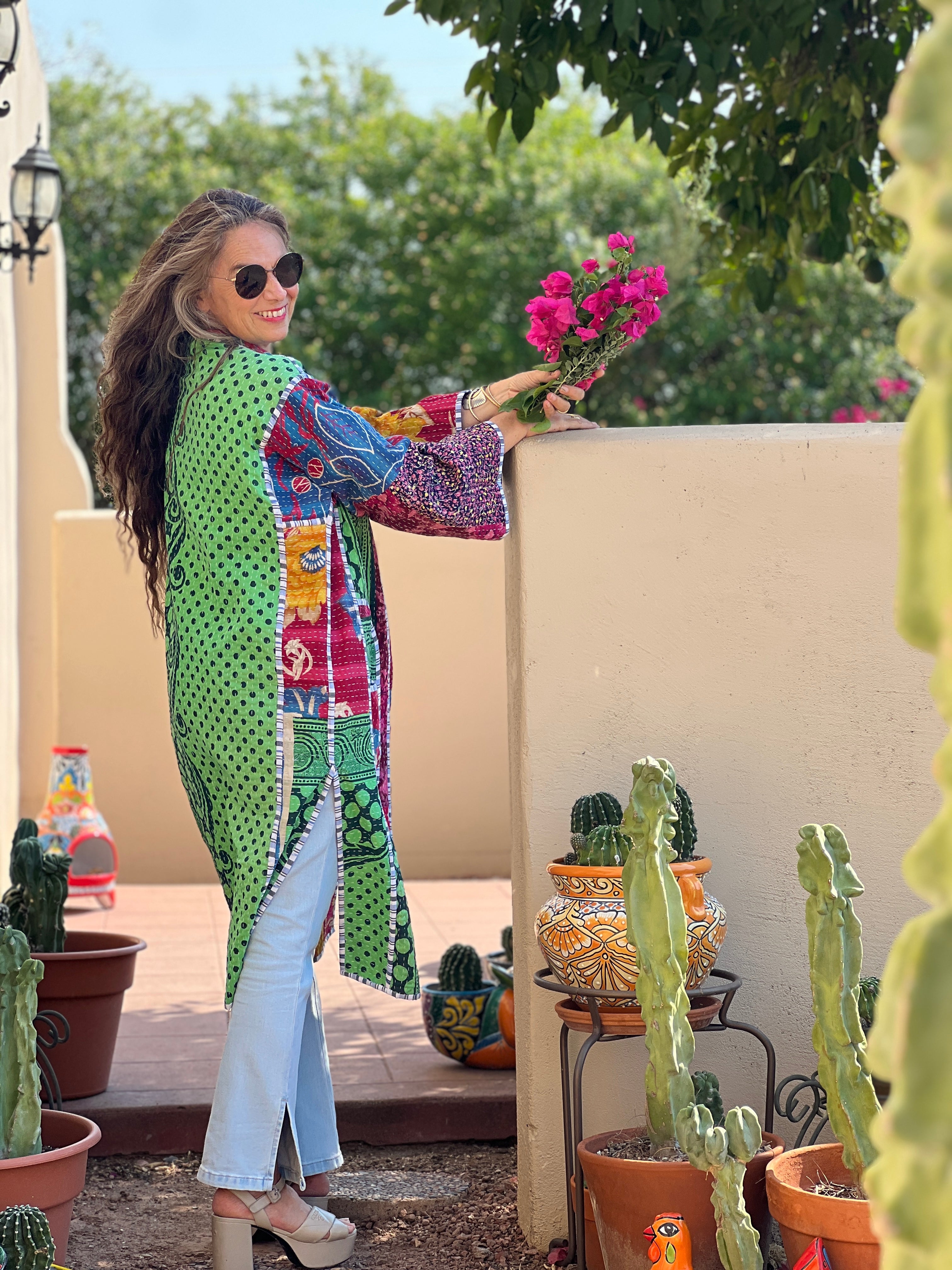 Urda Kantha Coat Vintage Cotton ONE OF KIND