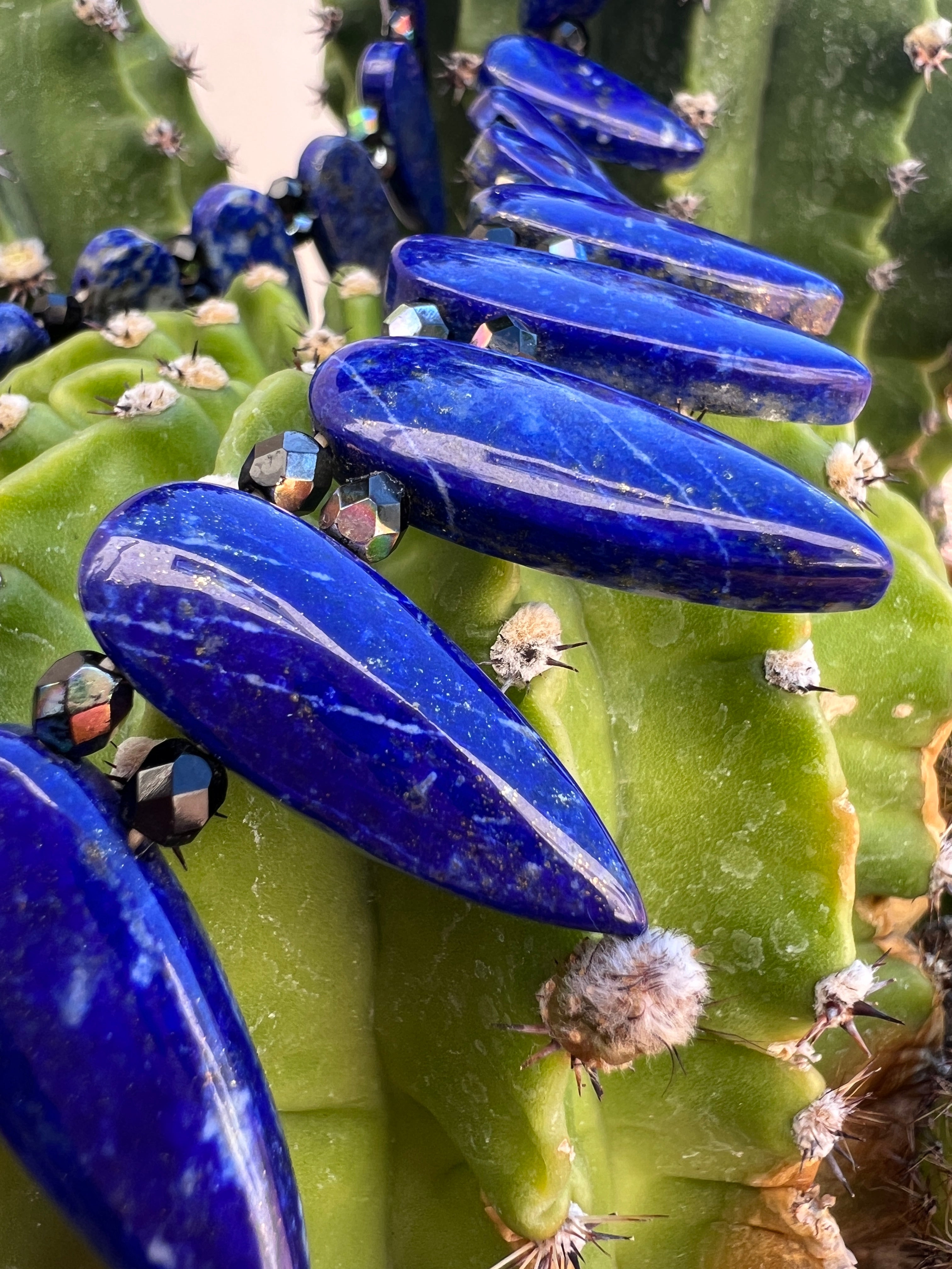Lapis Tear Drop Necklace Santo Domingo