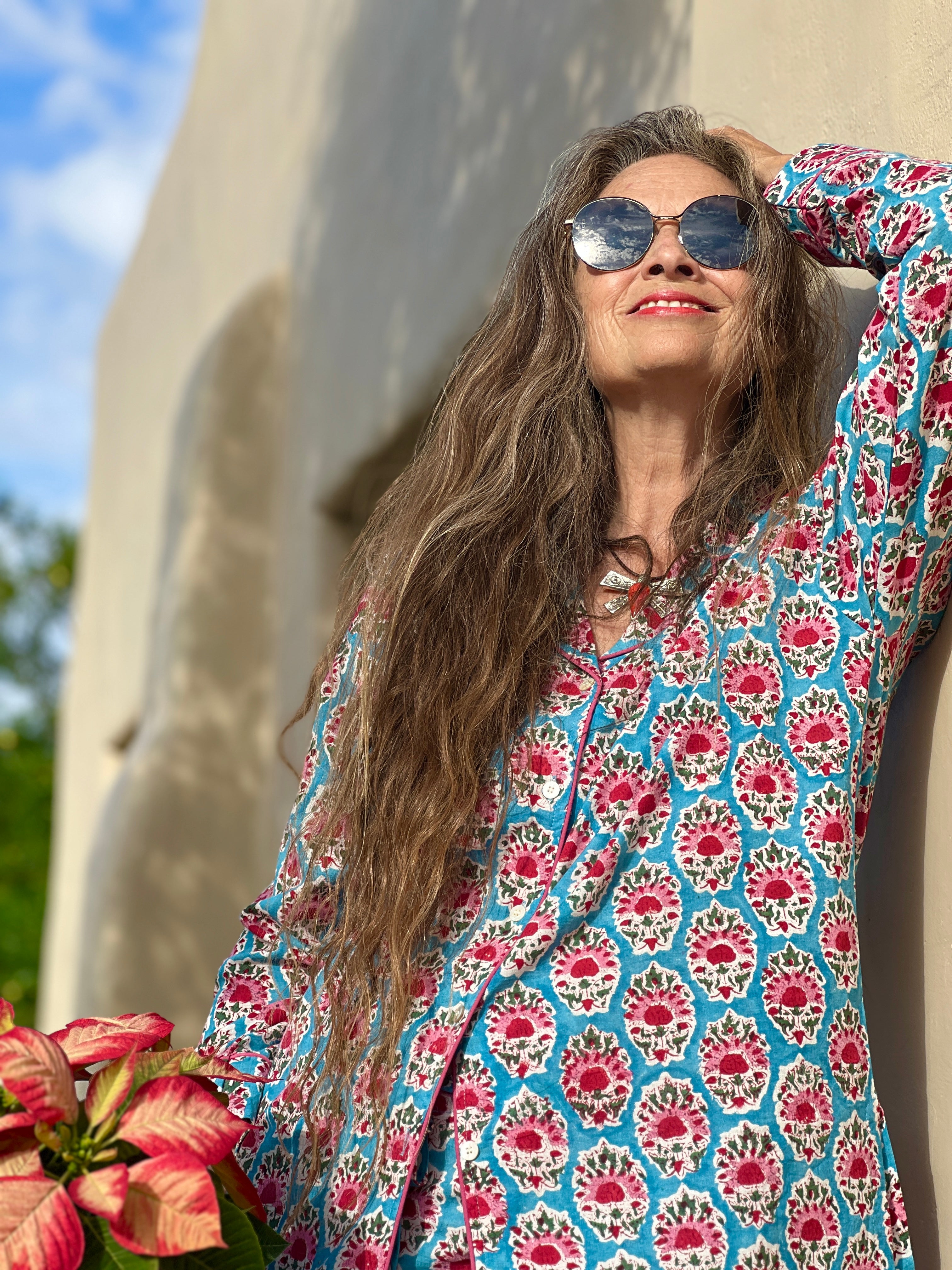 Sallie Floral Cotton Pajama Store Credit or Exchange