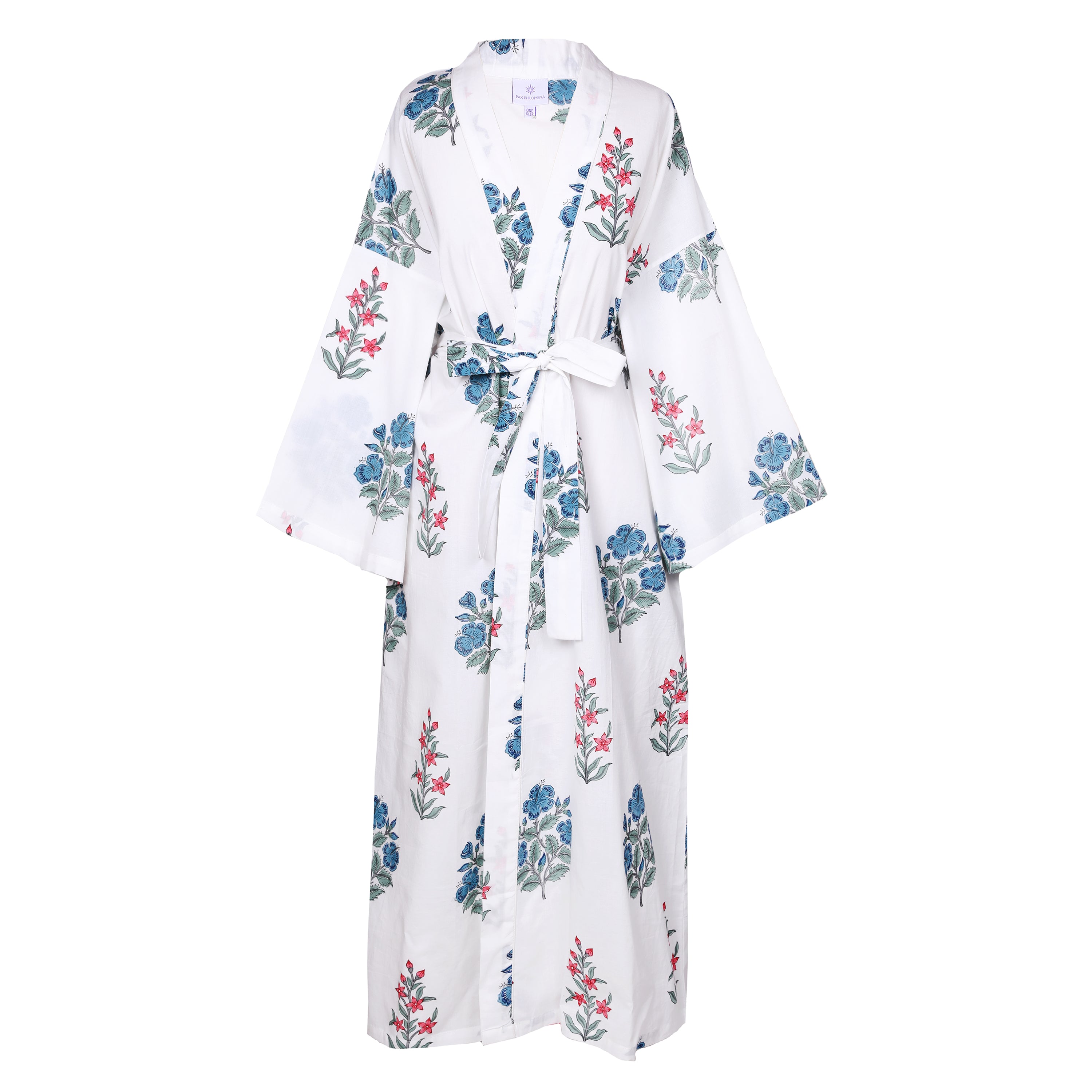 Jal Wahal Floral Cotton Dress Robe