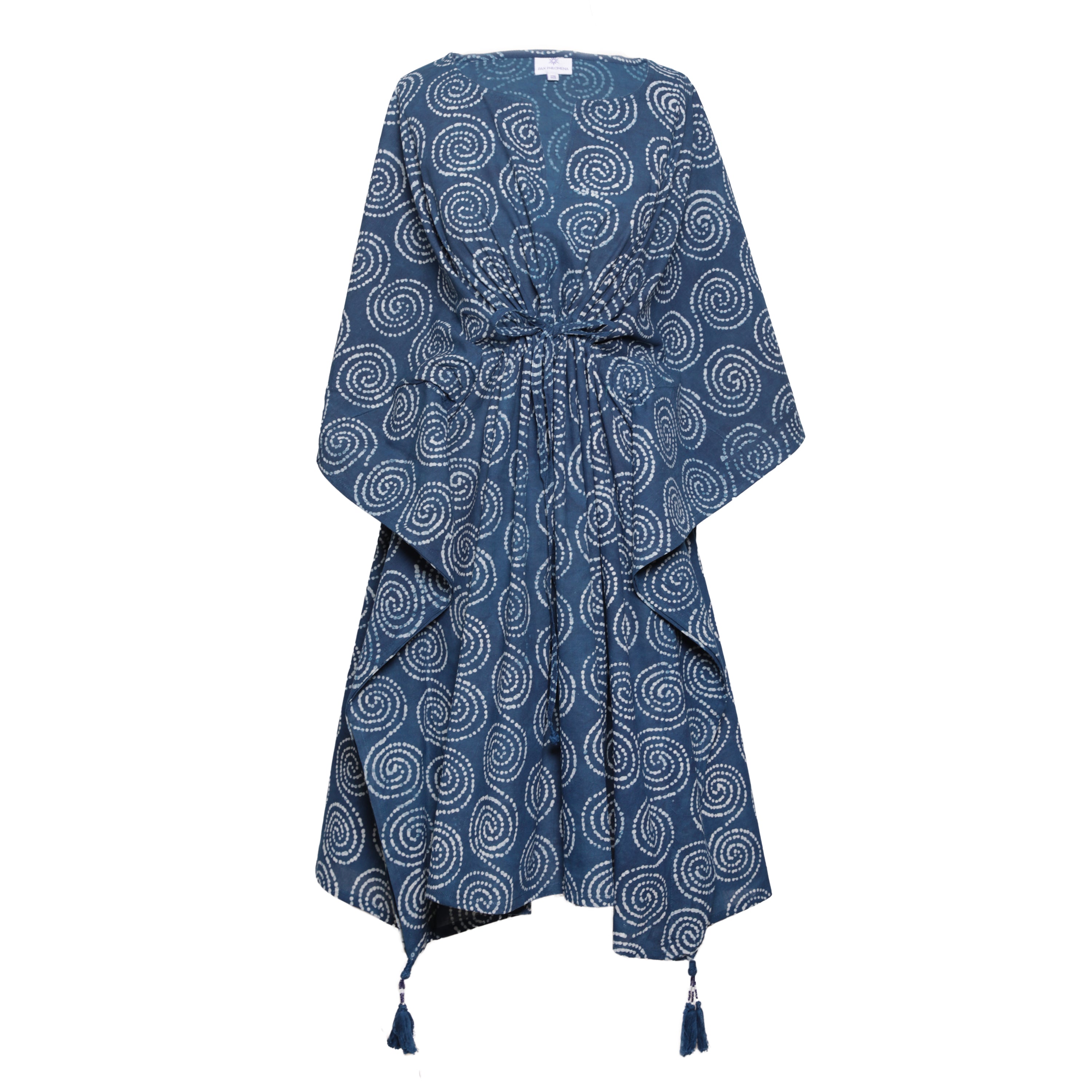 Karma Indigo Midi Kaftan Dress