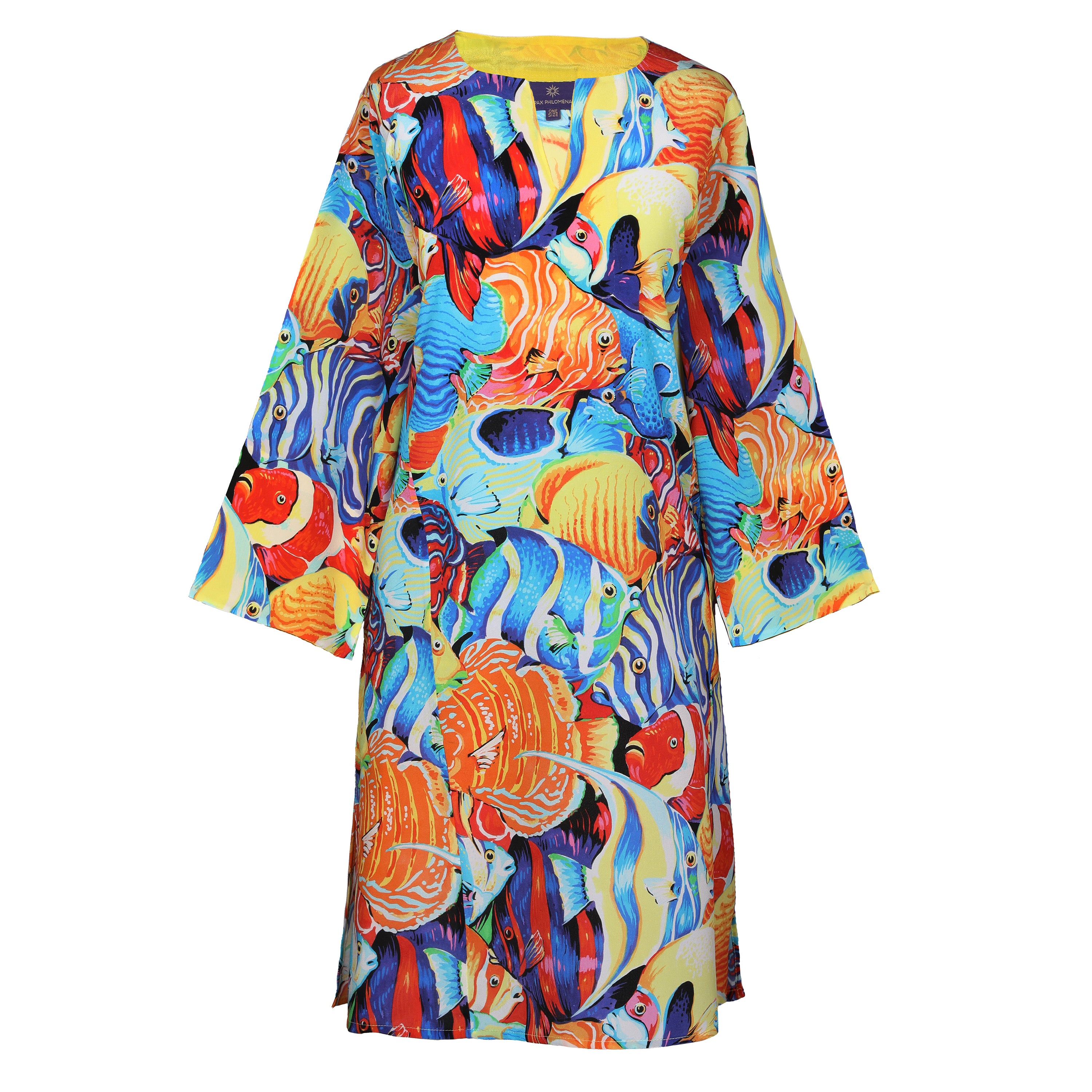 Mare Bello Italian Silk Tunic on Back Order 5-7 weeks