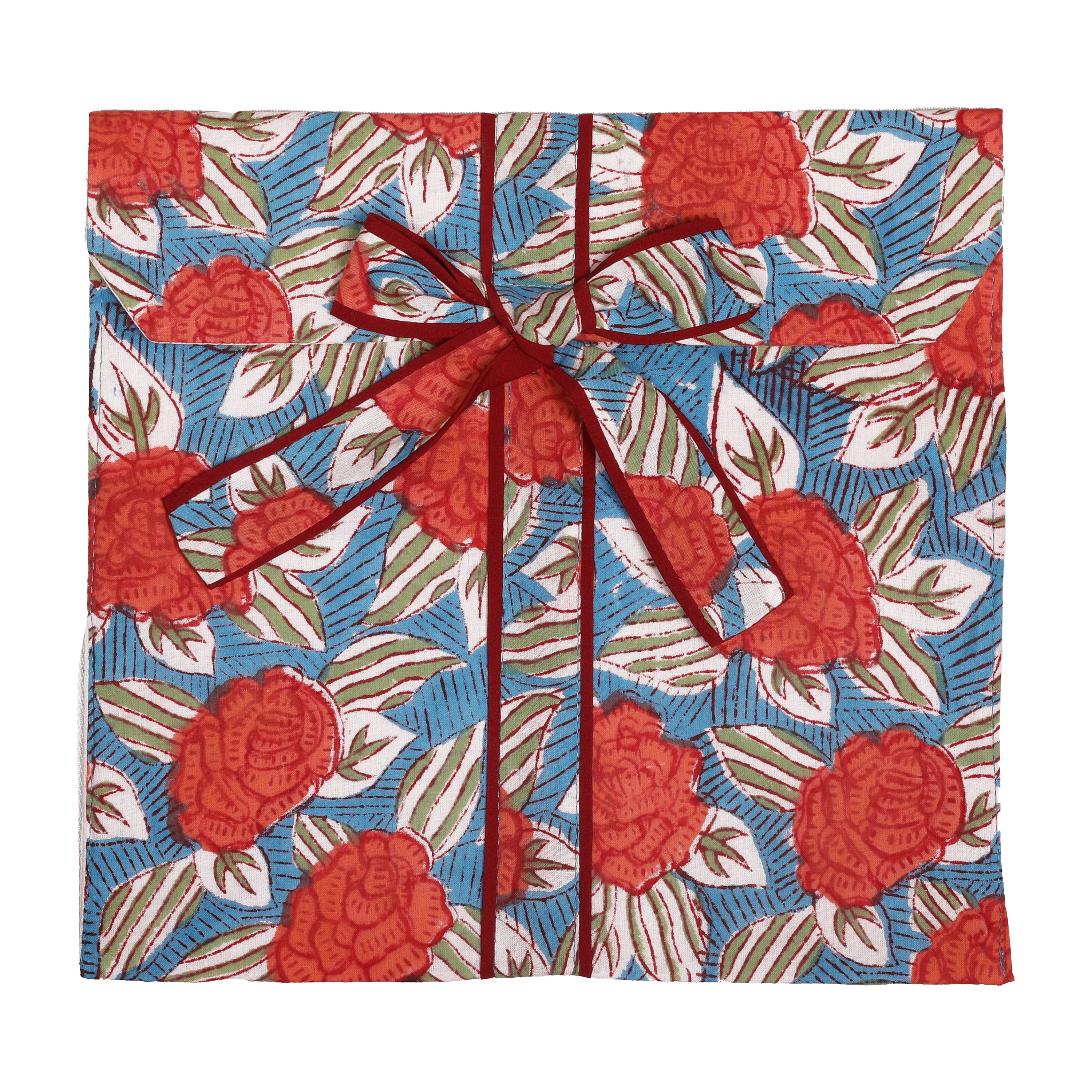 Marie Floral Cotton Pajama Long Sleeves