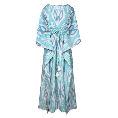 Miramar CottonĀ Ikat Maxi Kaftan Dress Store Credit