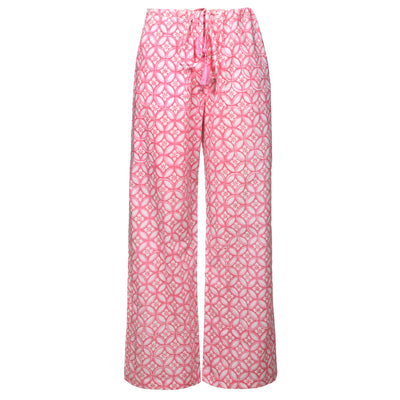 Nina Pink Cotton Lounge Pants STORE CREDIT ONLY