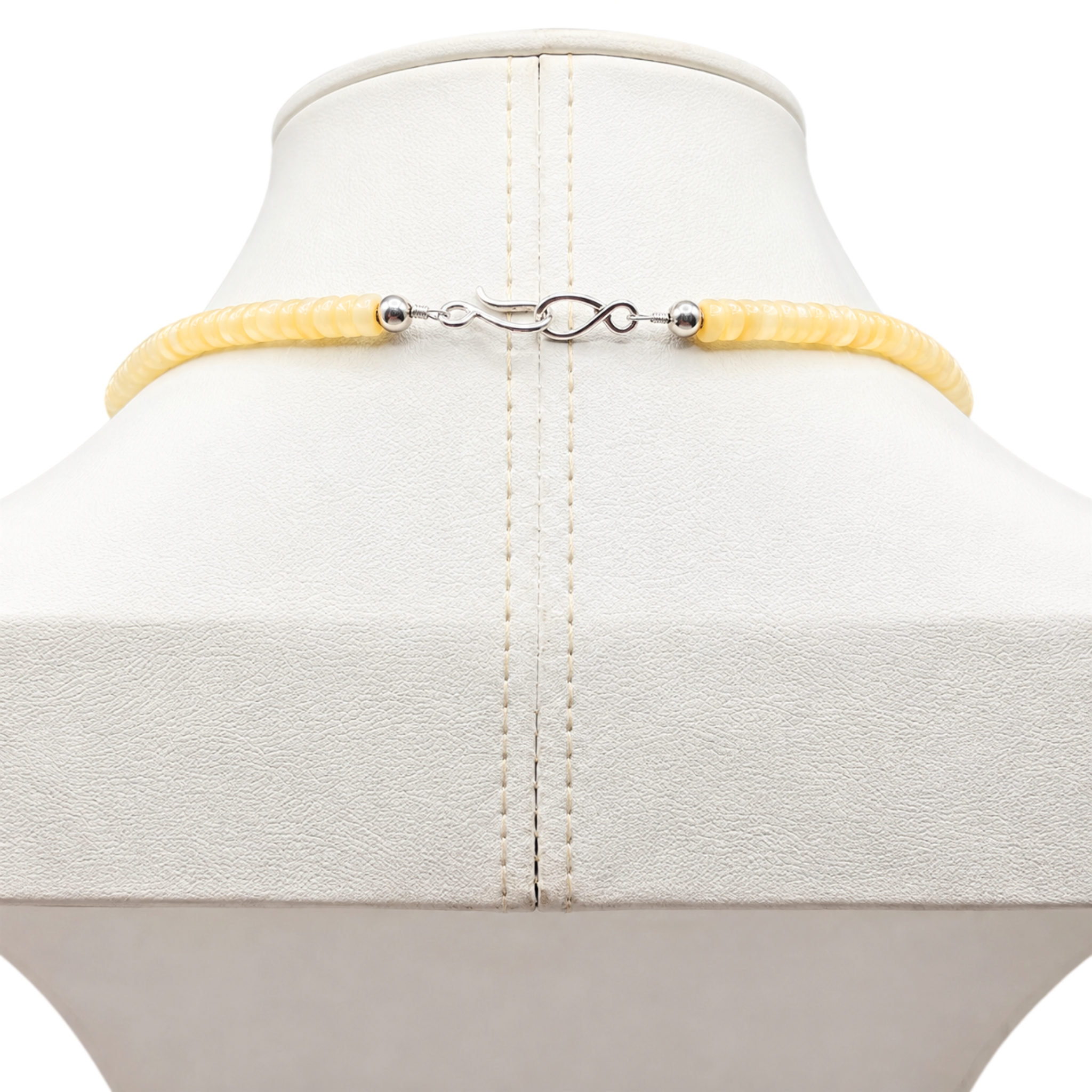 Unique Mother of Pearl Inlaid Santo Domingo Necklace
