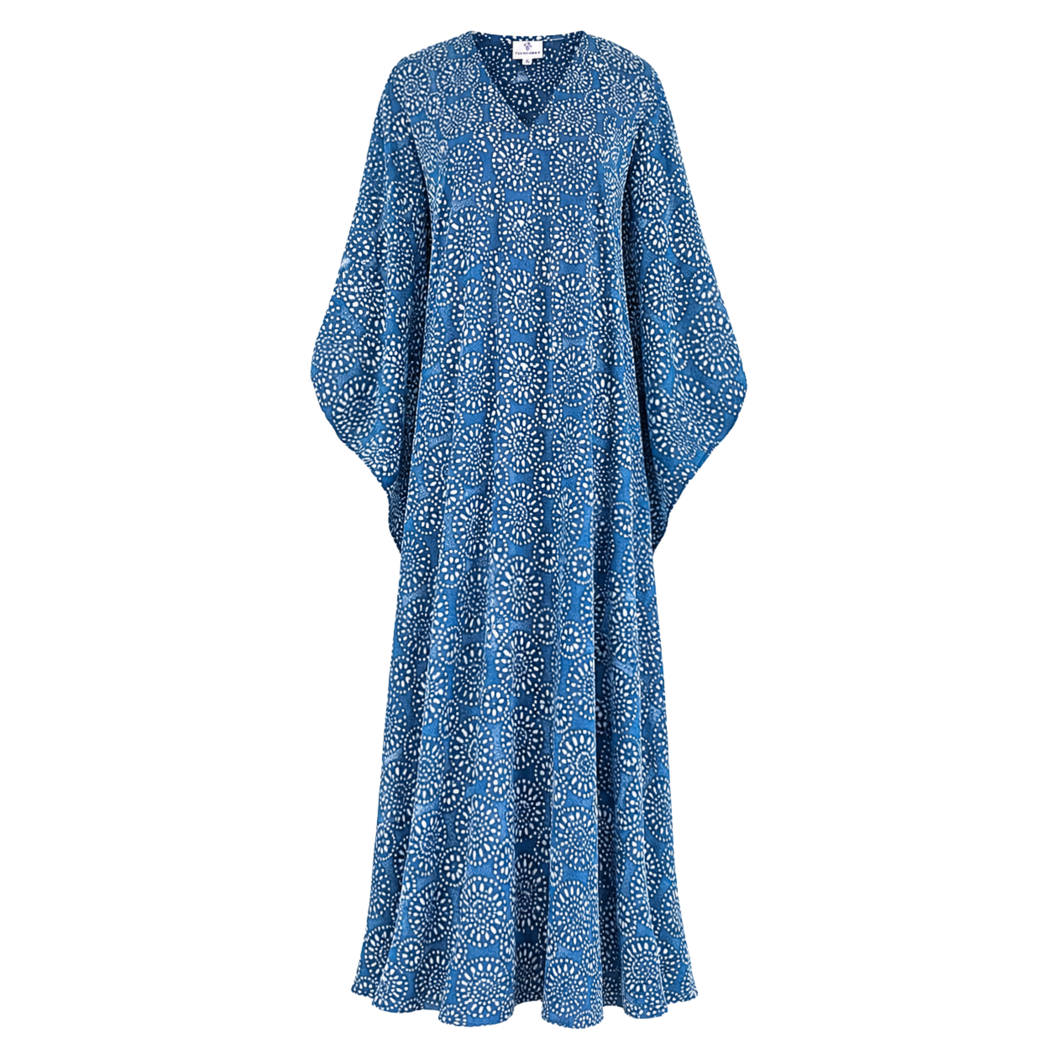 Ronnie Indigo Cotton Pax Relax Kaftan Dress