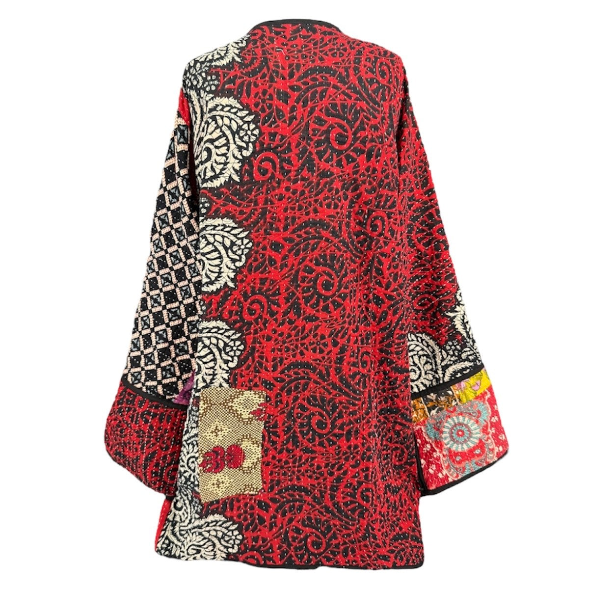 Kovalam Cotton Kantha Coat One of a Kind
