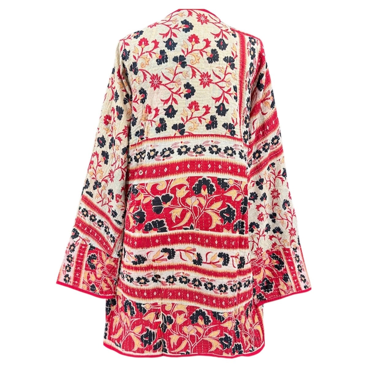 Benaulim Kantha Quilted Cotton Jacket Reversible