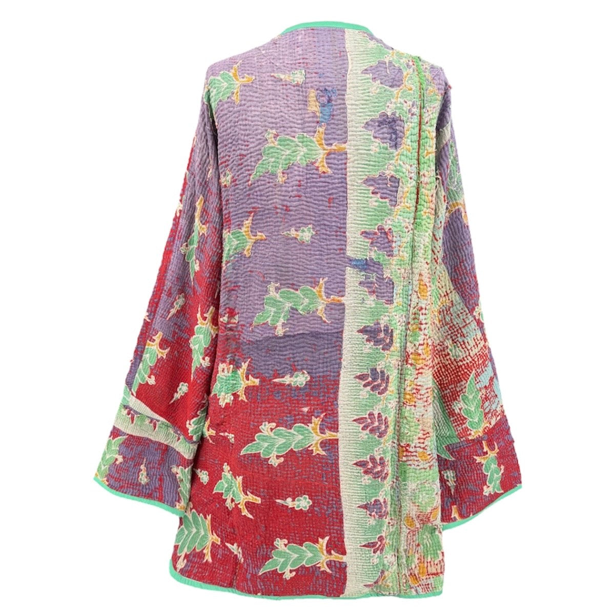 Pamban Kantha Quilted Cotton Jacket Reversible