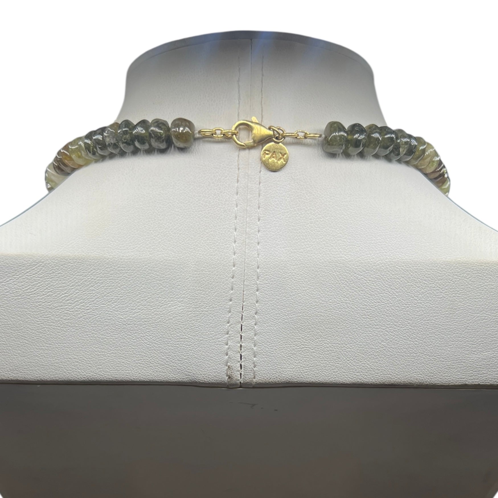 Grossular Green Garnet Mini Mala Necklace