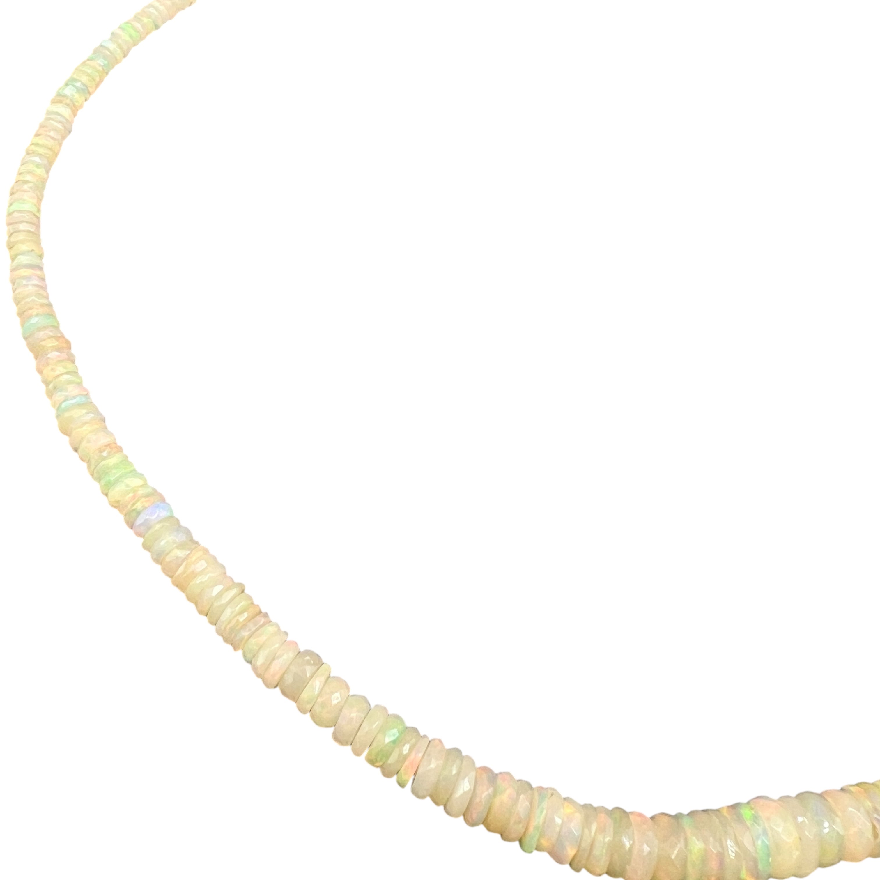 Rare Ethiopian Opal Graduated Necklace