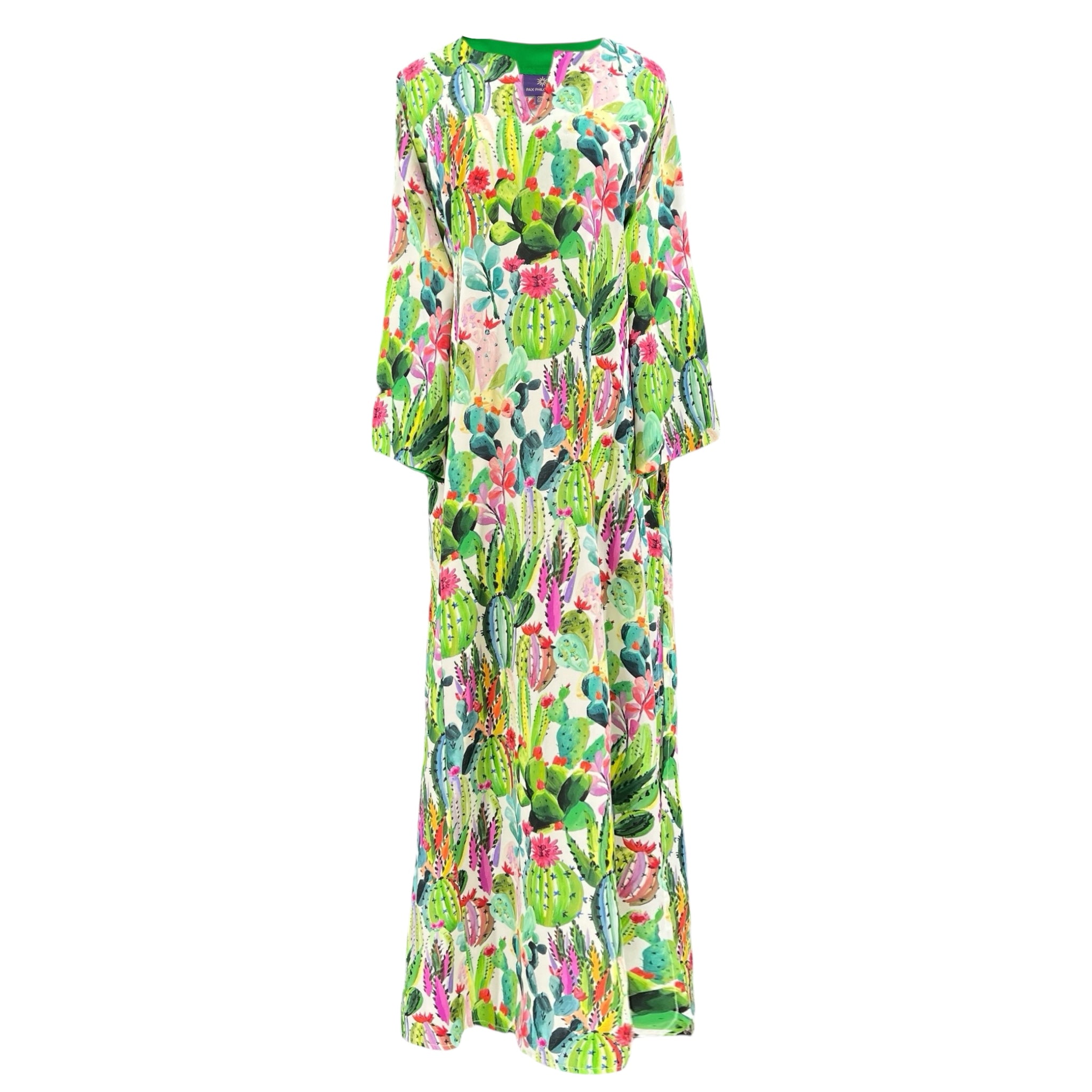 Allegria Italian Silk Long Tunic Dress
