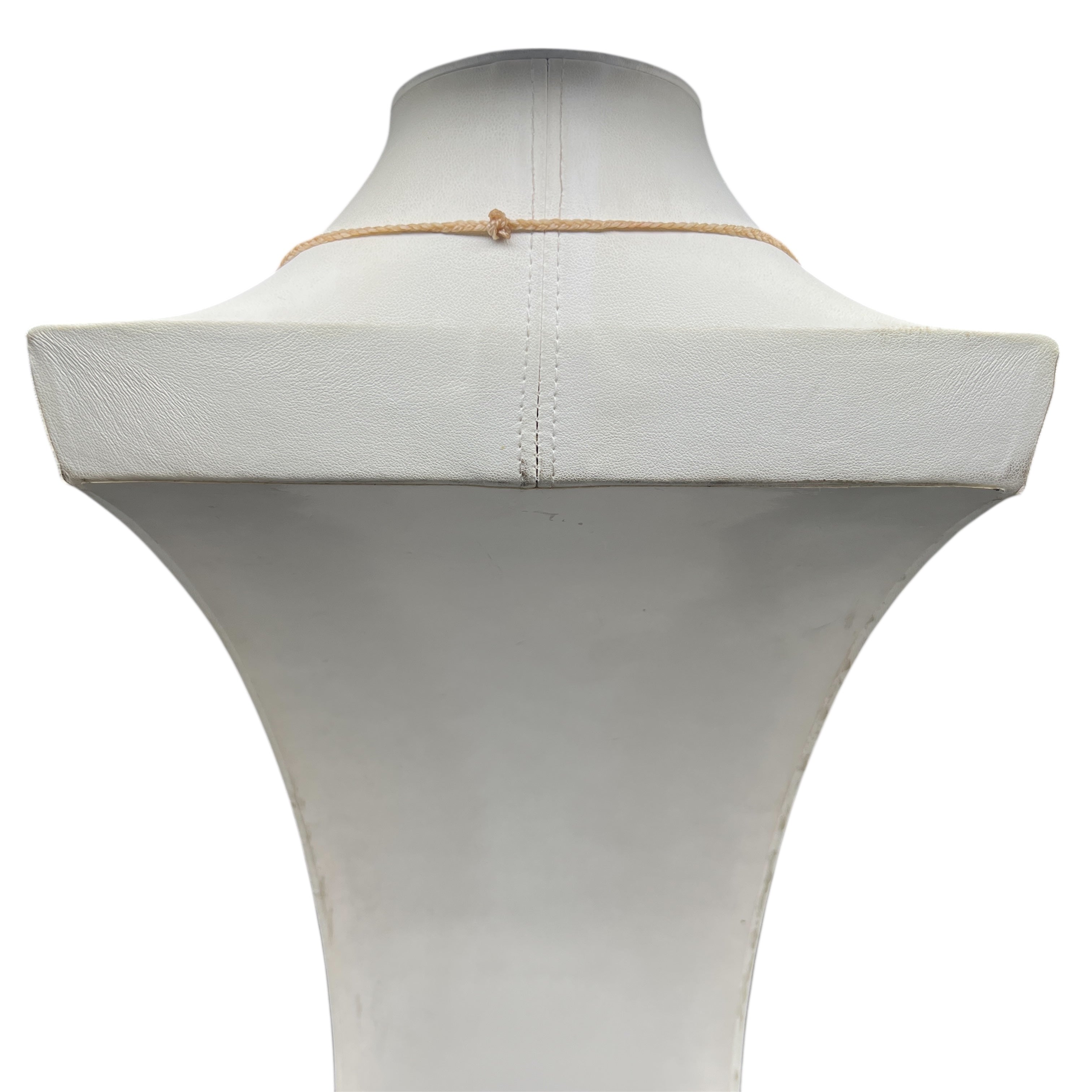 Black Jet, Turquoise, and Orange Coral Necklace Santo Domingo