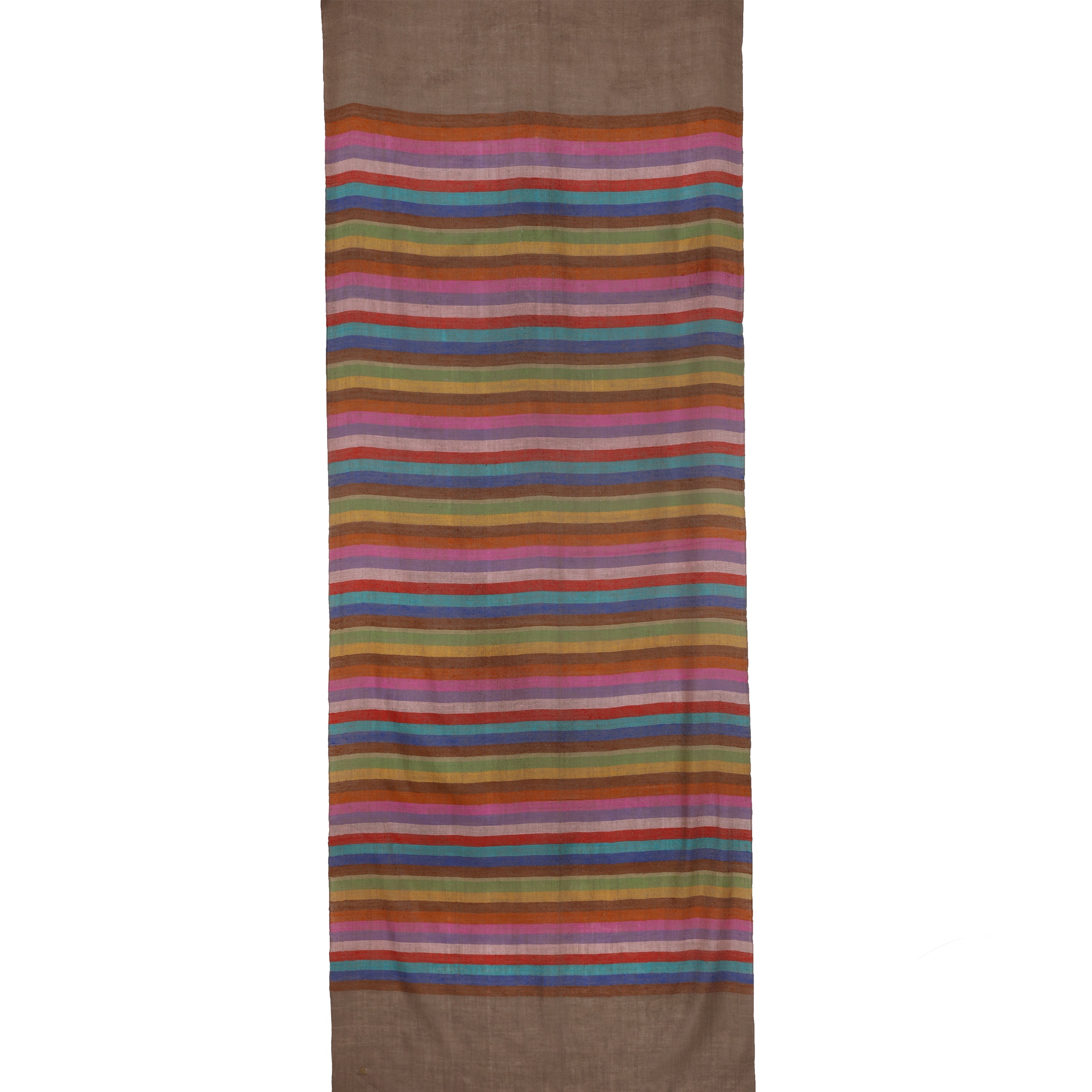 Rainbow Stripe Pashmina Kashmiri Shawl