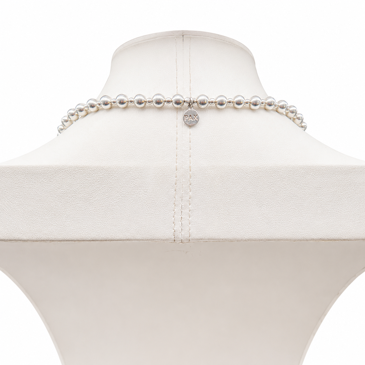 Pure Solid Silver Mala Tassel Necklace