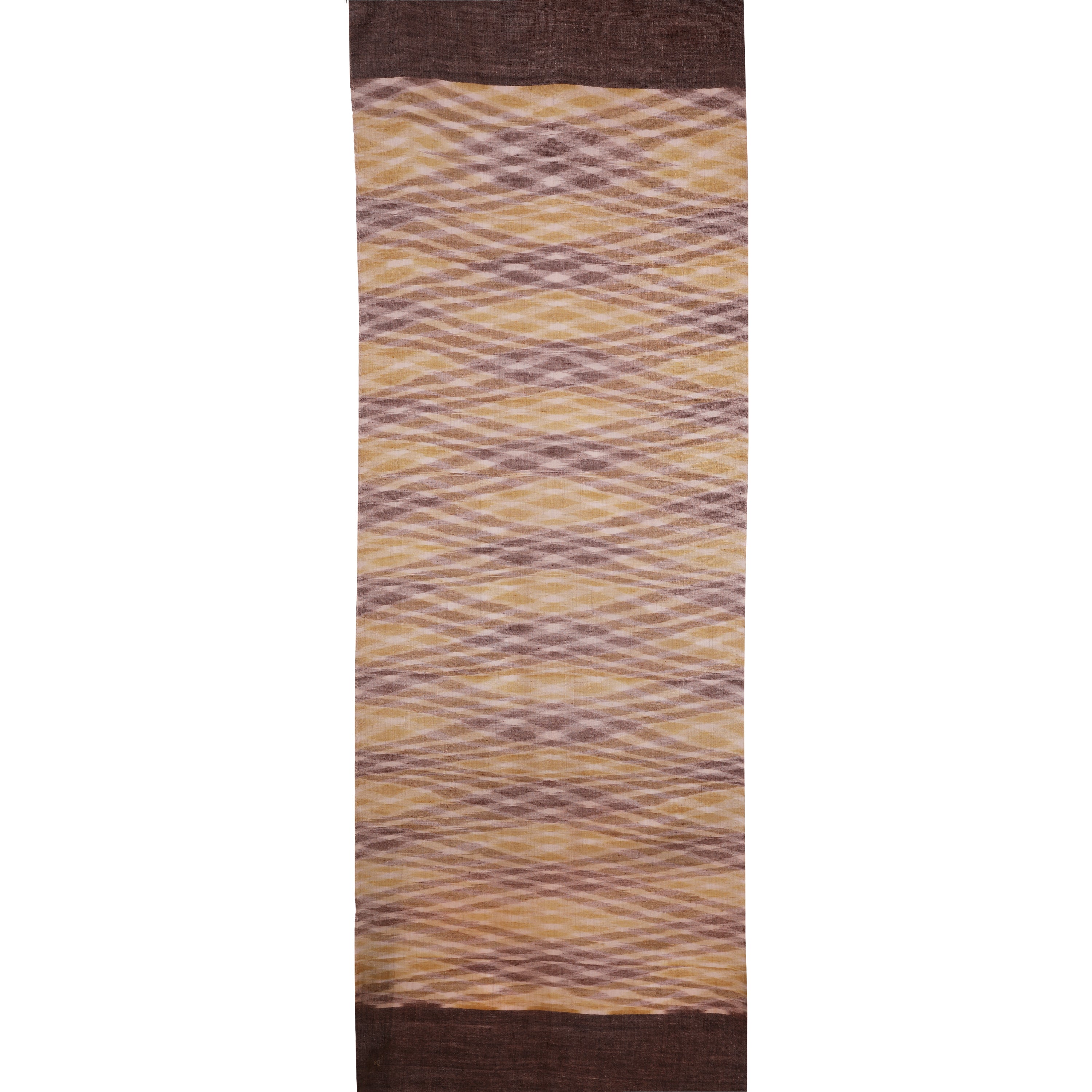 Taos Tan Ikat Pashmina Kashmiri Shawl