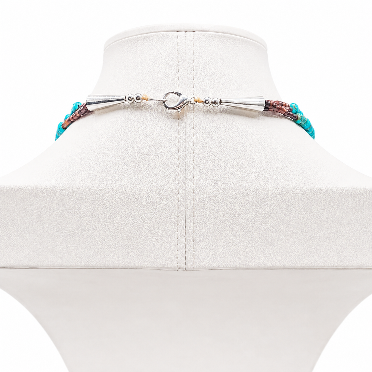 Turquoise and Abalone Shell Necklace Santo Domingo