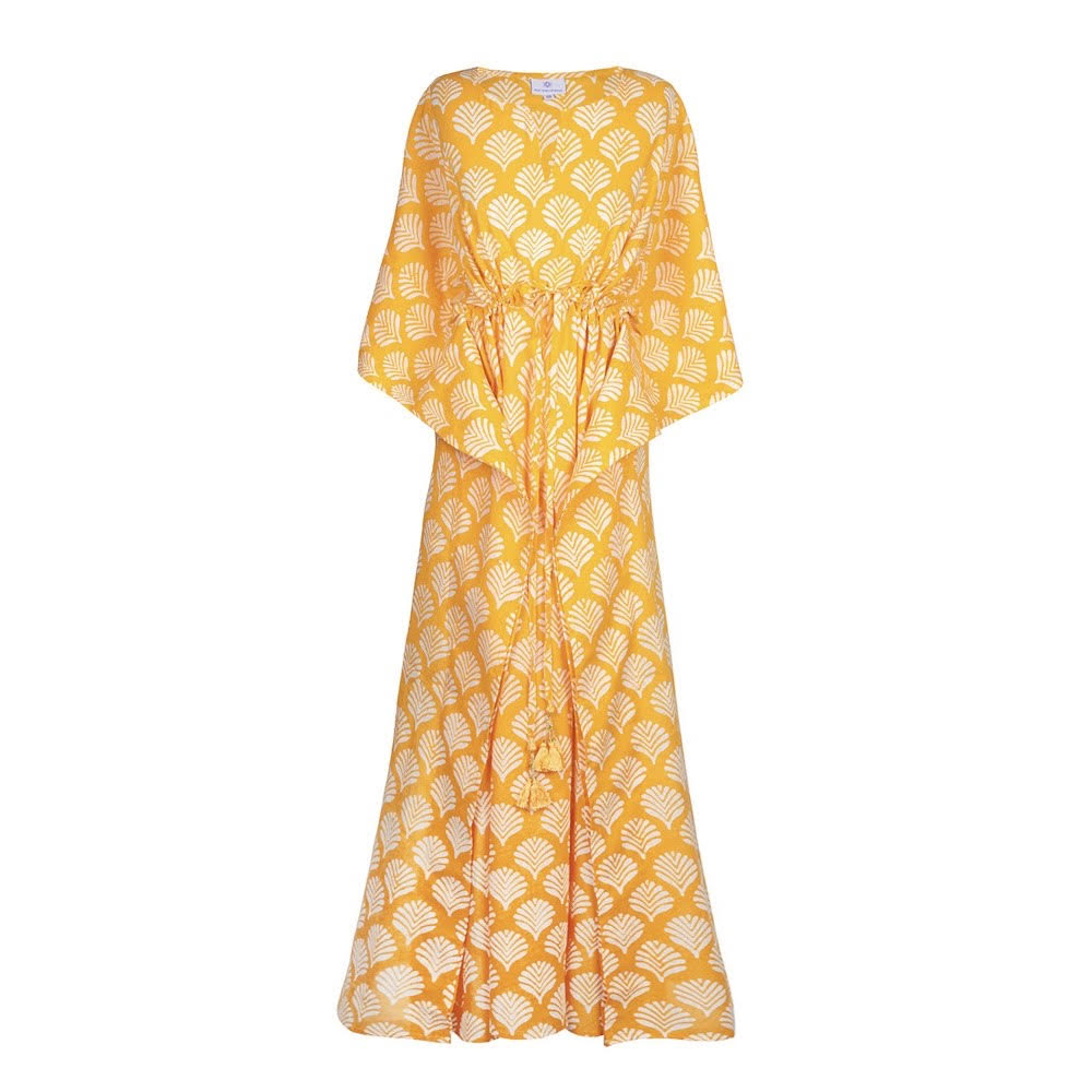Limoncello Maxi Kaftan Dress Final Sale