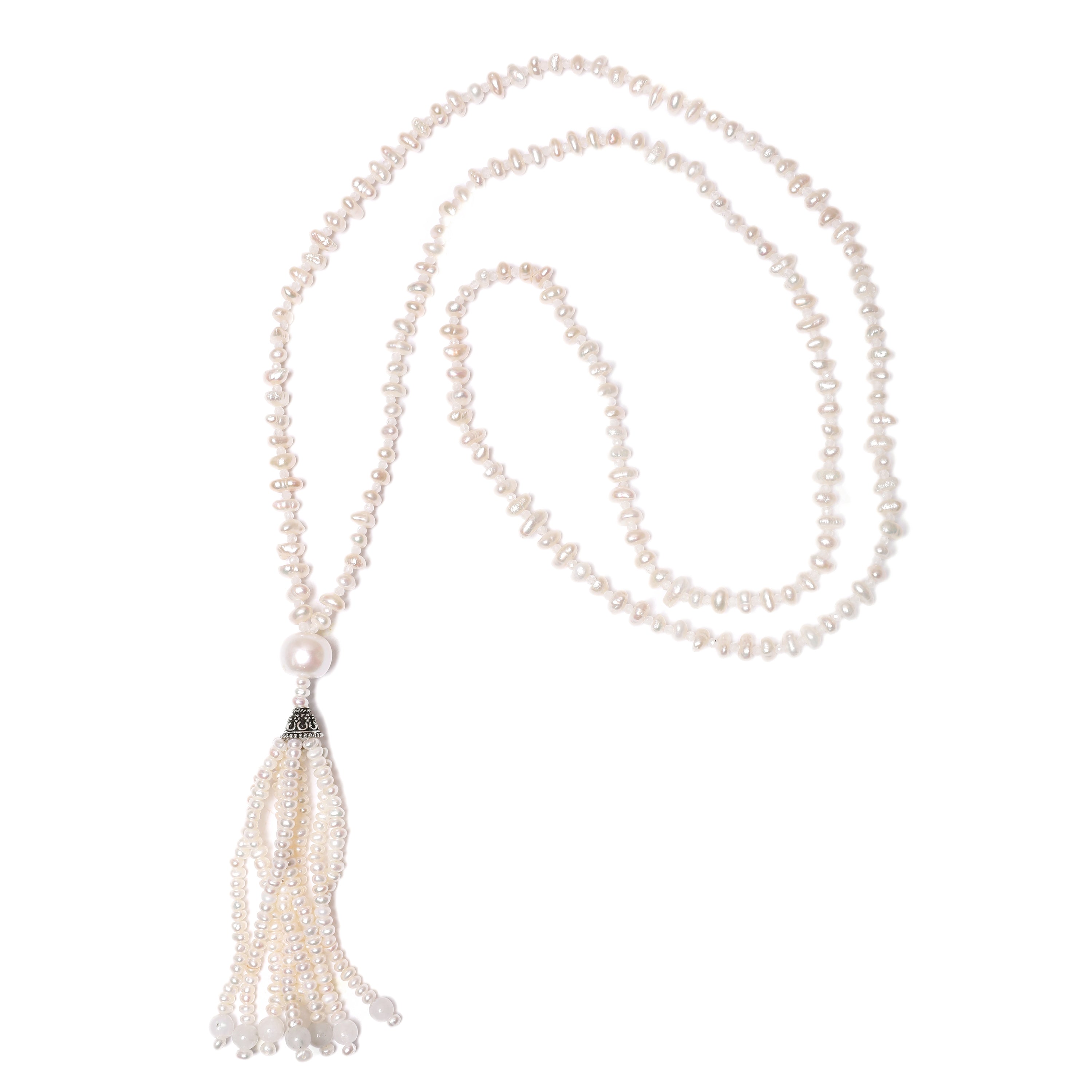 Baroque Pearl Mala Necklace