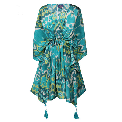 Acqua Vita Italian Silk Short Kaftan