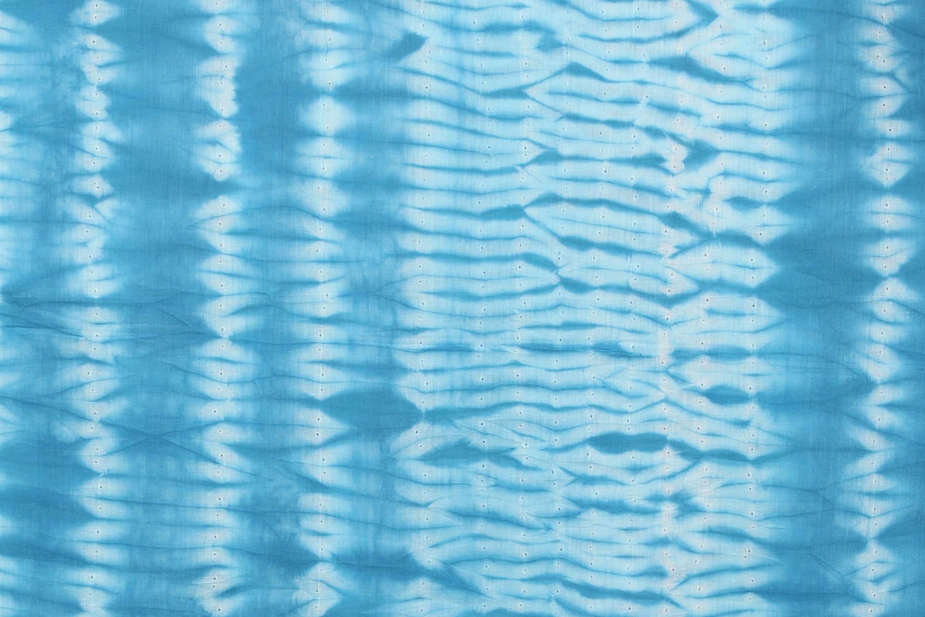 Corfu Teal Needle Shibori Maxi Kaftan Dress