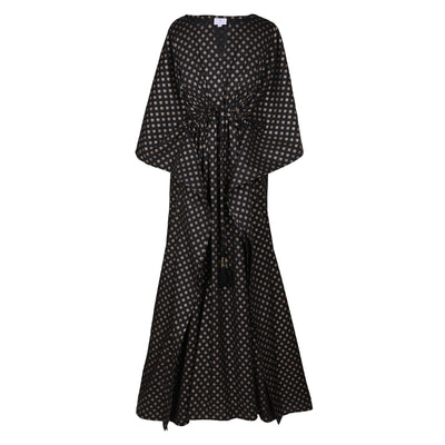 Diana Black Maxi Kaftan Dress