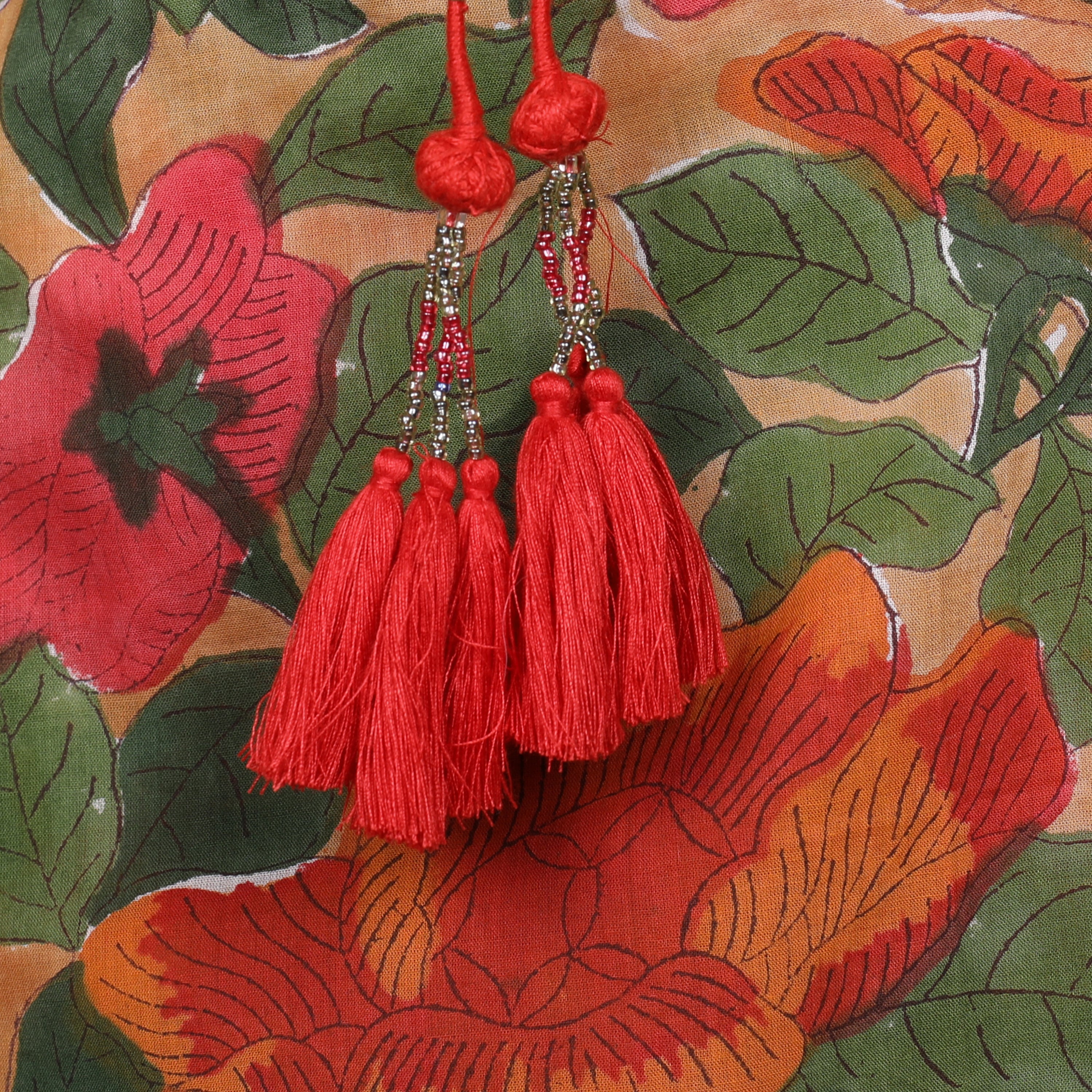 Frida Floral Maxi Kaftan Dress