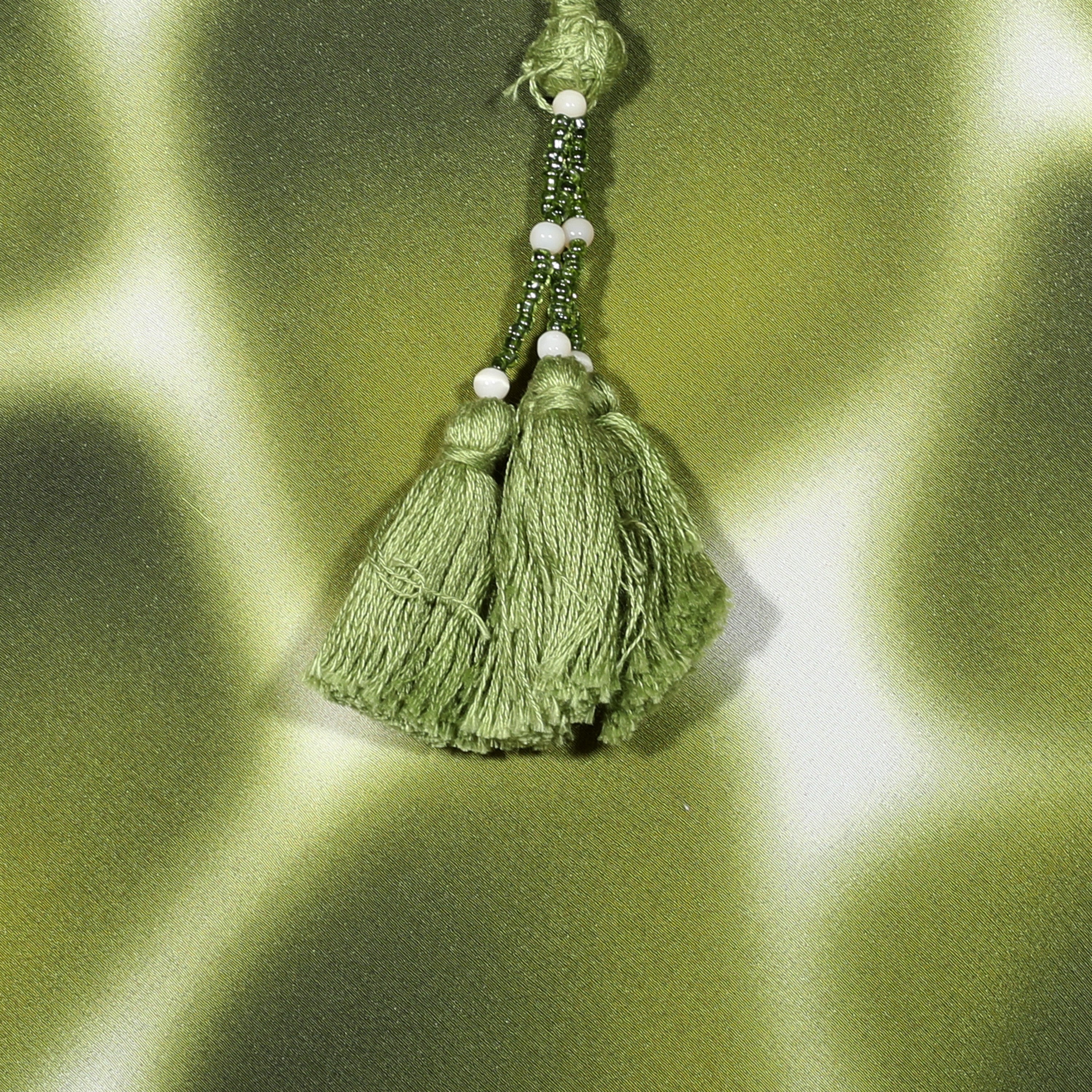 Zirafa Giraffa Oliva Italian Silk midi