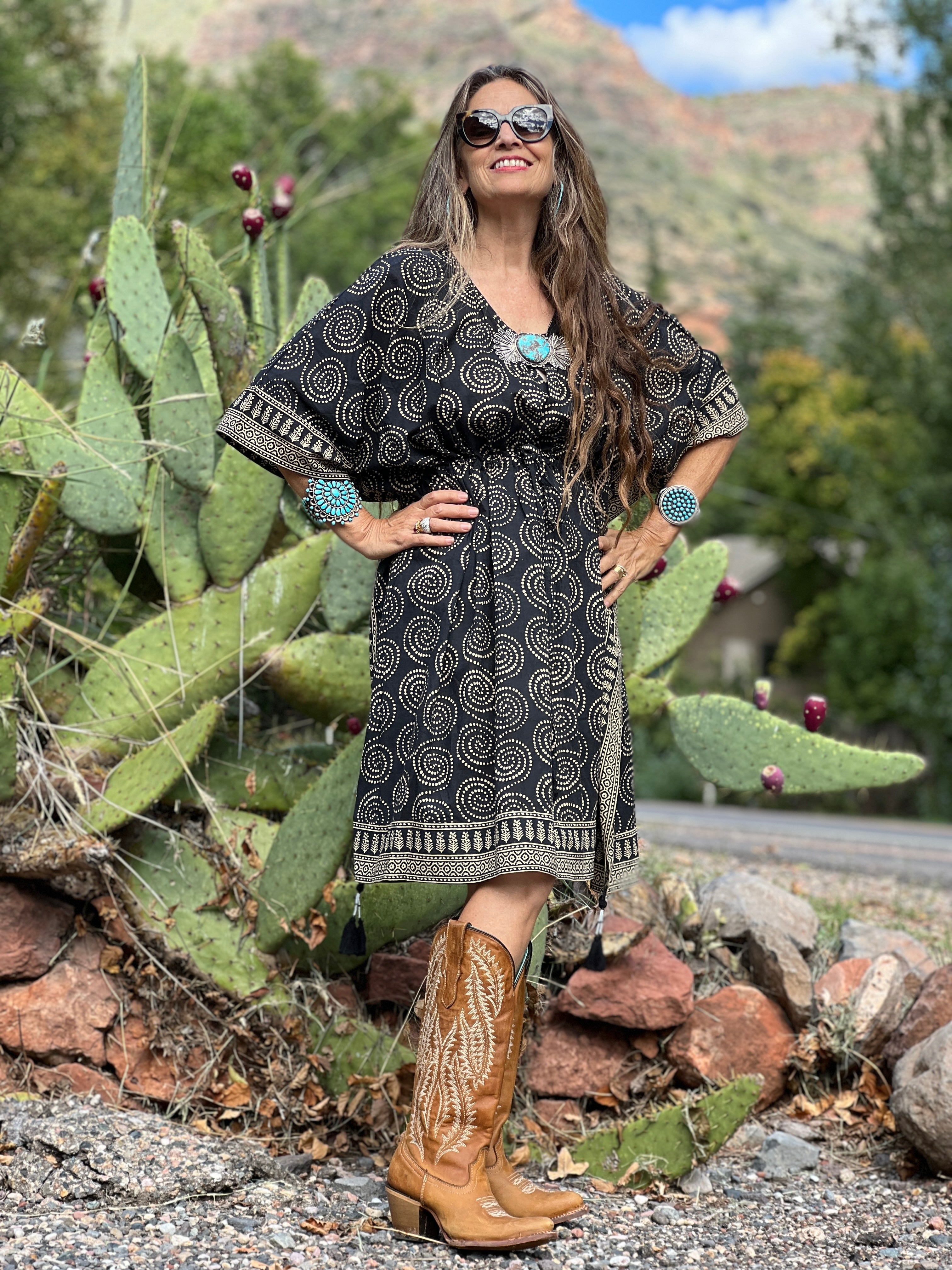 Karma Midi Kaftan Dress