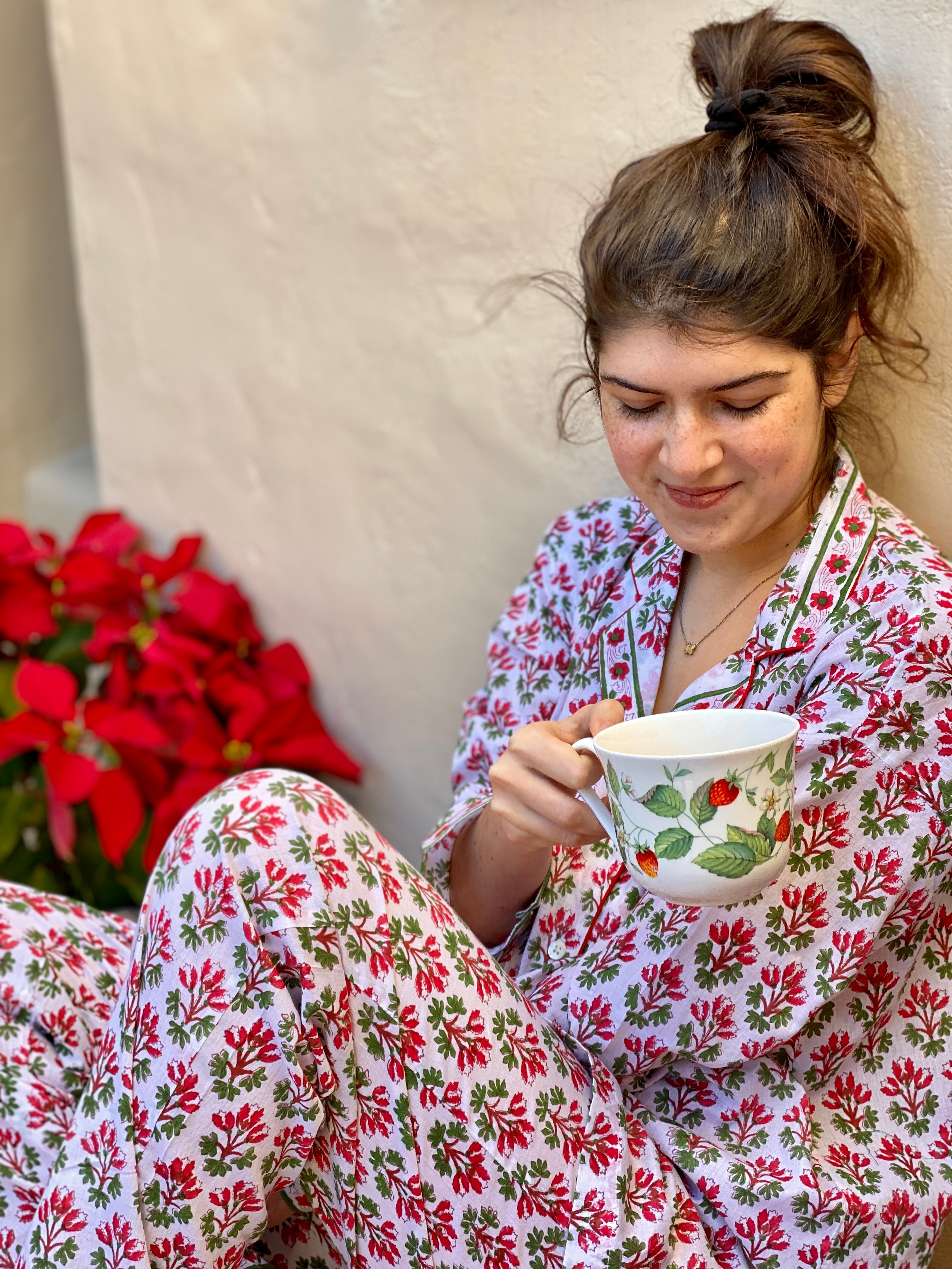 Teresa Cotton Pajama Long Sleeves Store Credit Only