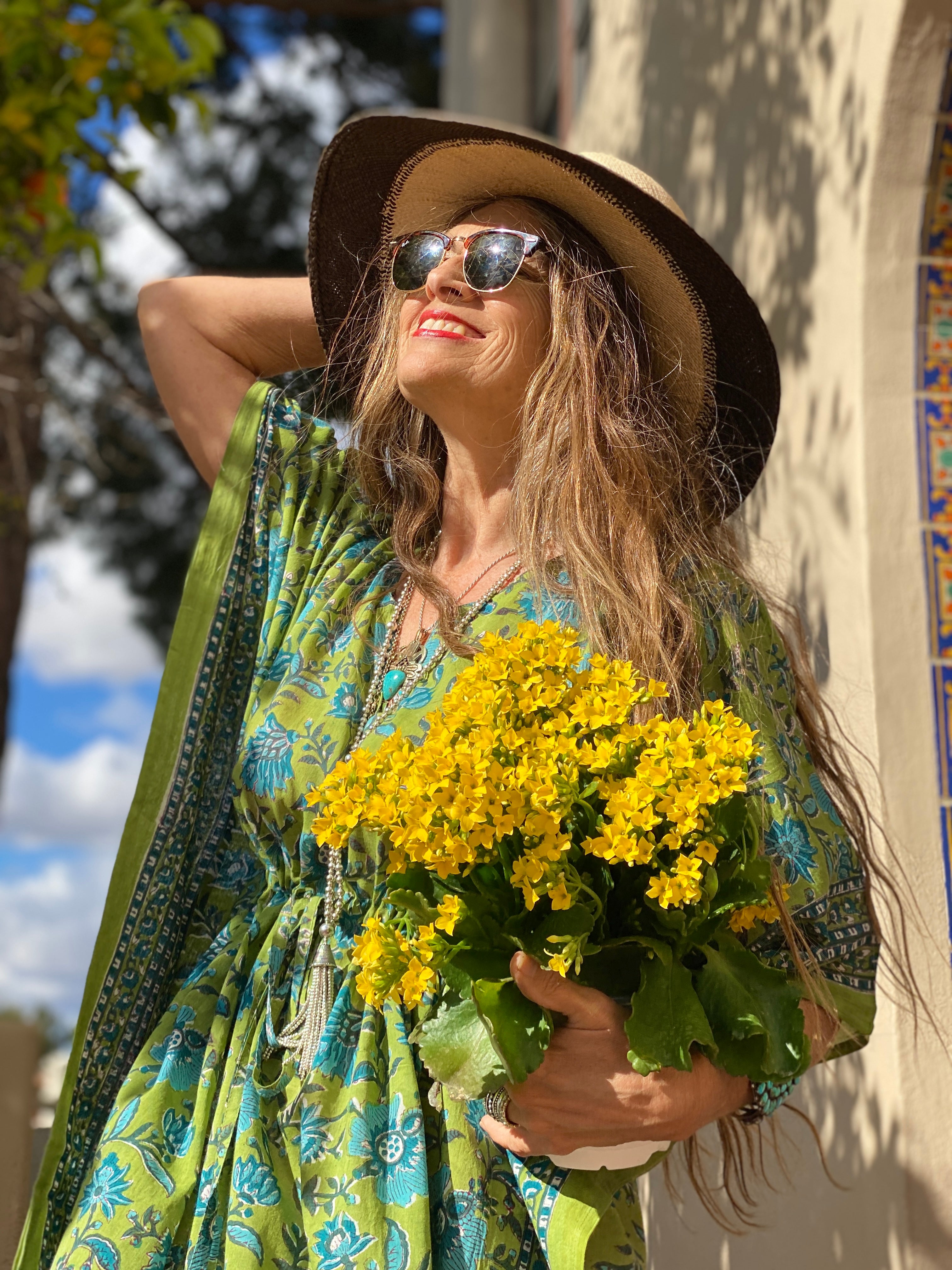 Trelawny Floral Maxi Kaftan Dress