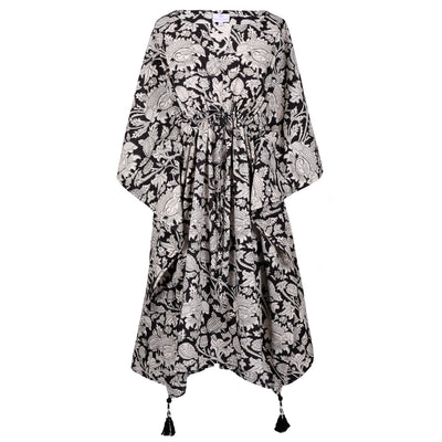 Laura Ebony Midi Kaftan Dress Store Credit