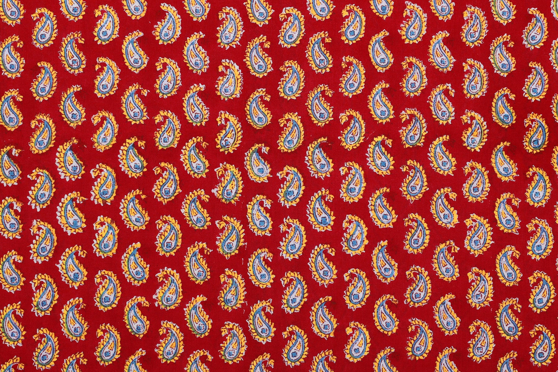 Pallas Red Paisley Men's Short Sleeve Shirt