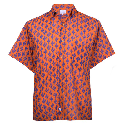 Phoenix Purple Cactus Short Sleeve Shirt