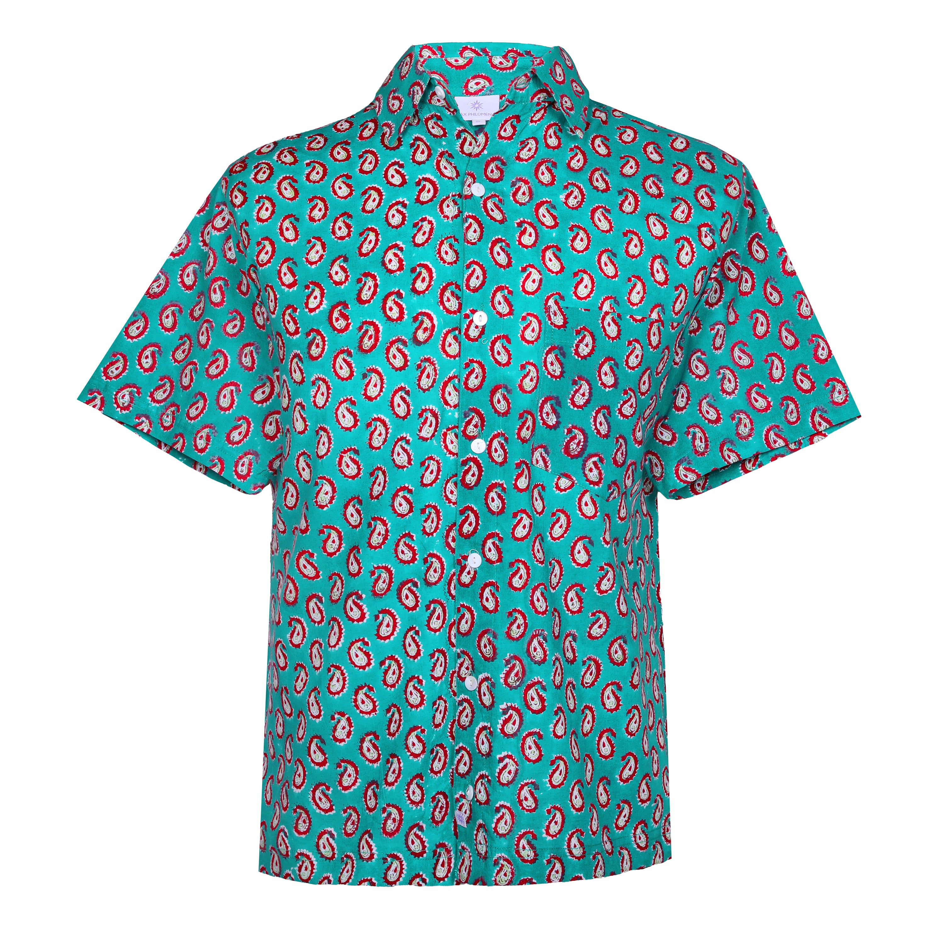 Poseidon Paisley Men's Short Sleeve Shirt