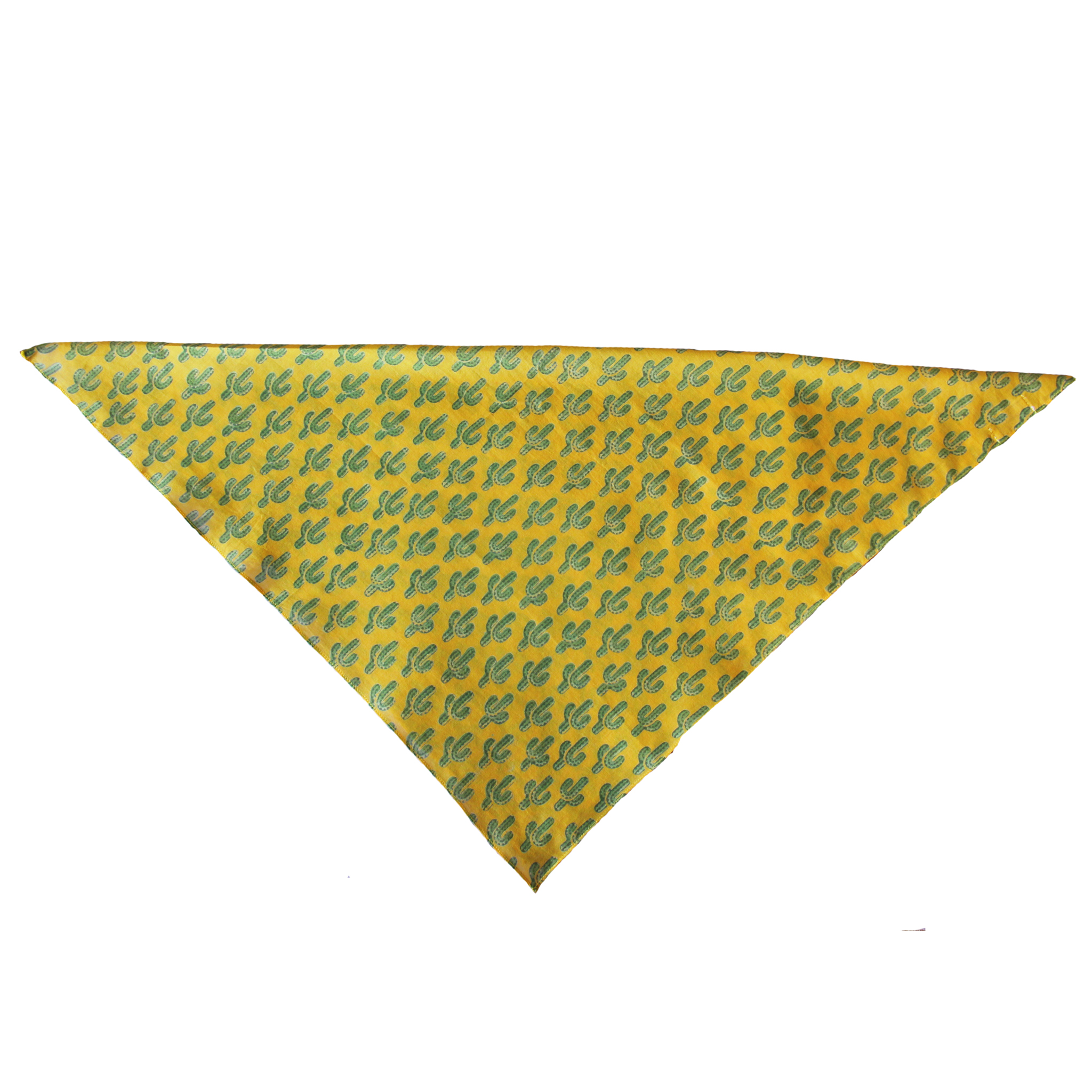 Prickly Pax Marigold Cactus Cotton Scarf