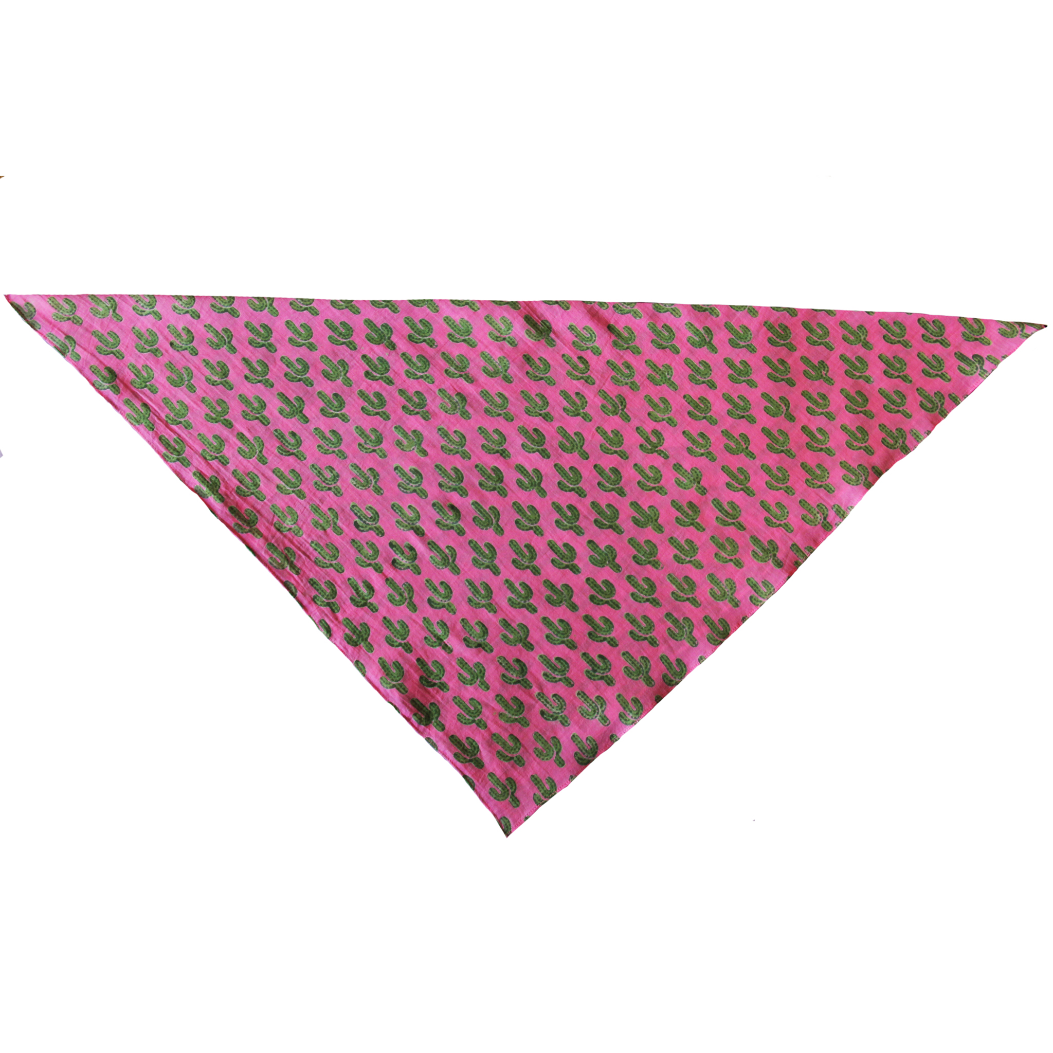 Prickly Pax Pink Cactus Cotton Scarf