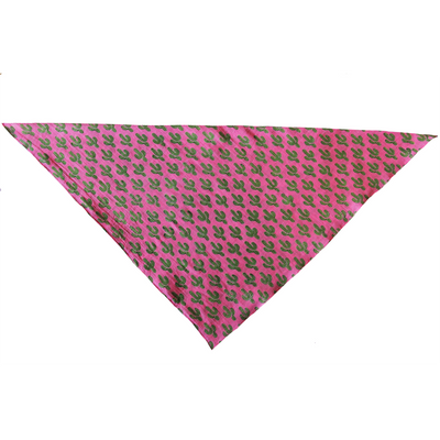 Prickly Pax Pink Cactus Cotton Scarf
