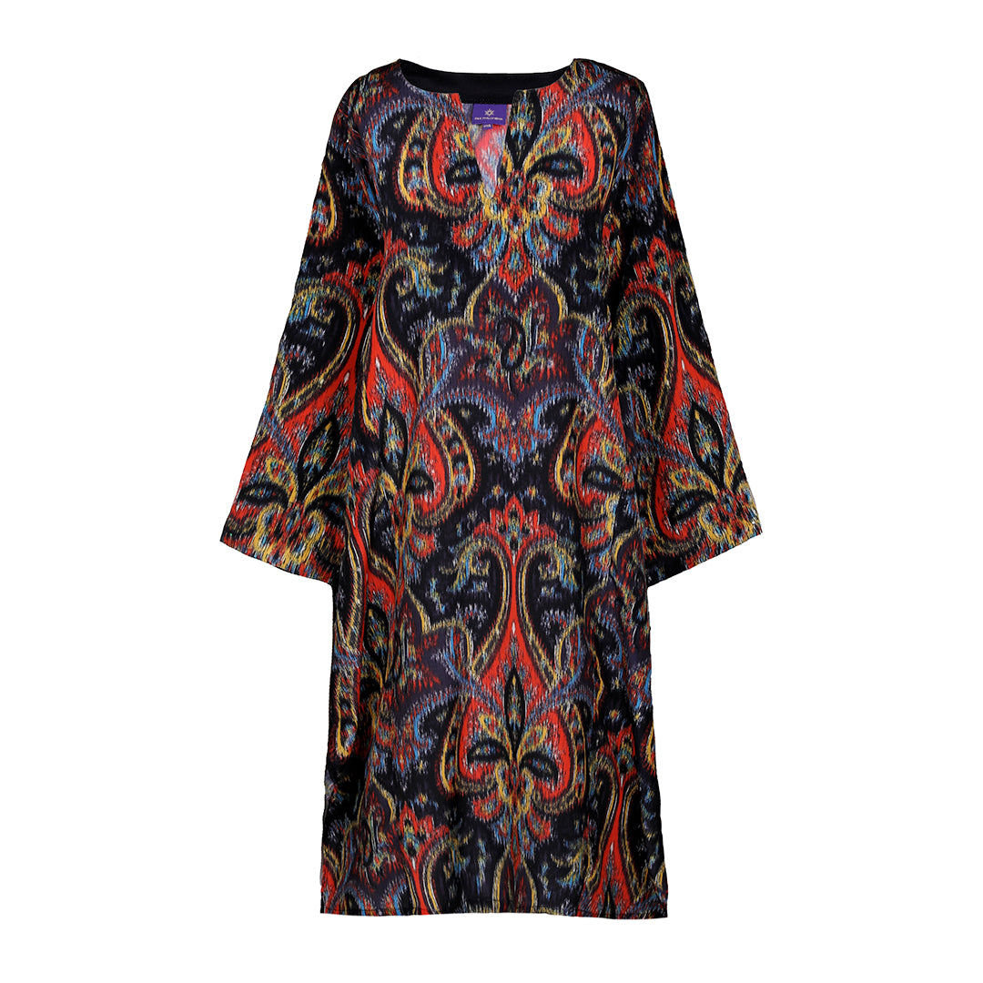 Prima Donna Paisley Italian Silk Midi Tunic