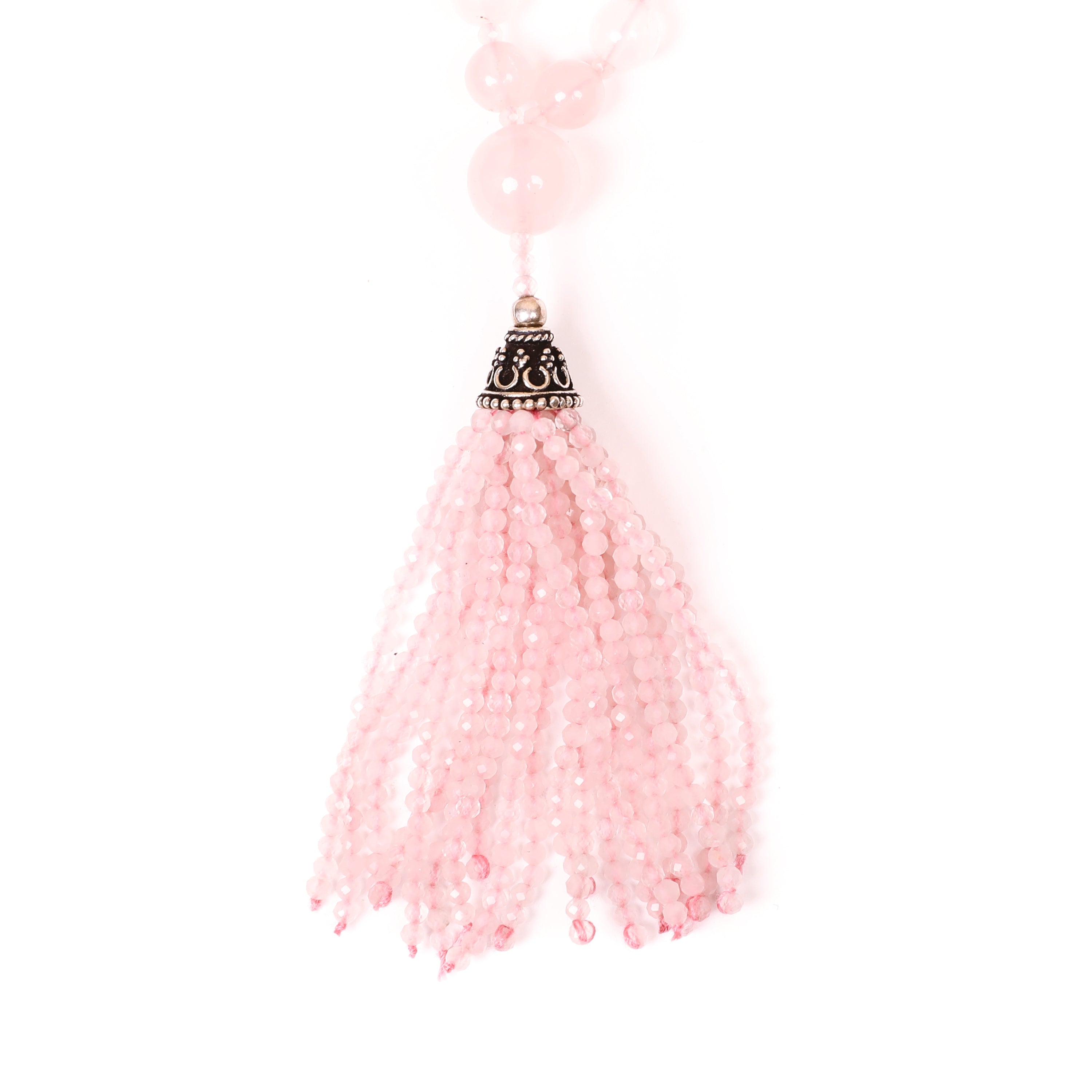 Semi Precious Rose Quartz Mala